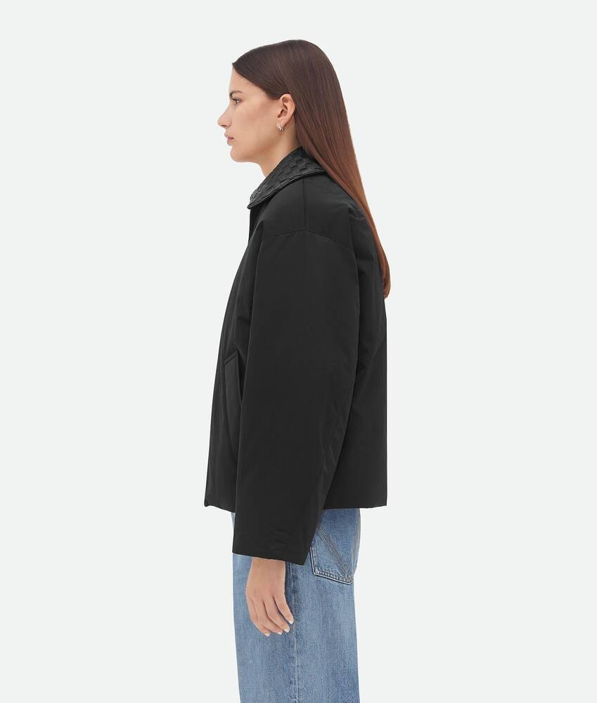 Women's Tech Nylon Puffer Jacket in Black Product Image