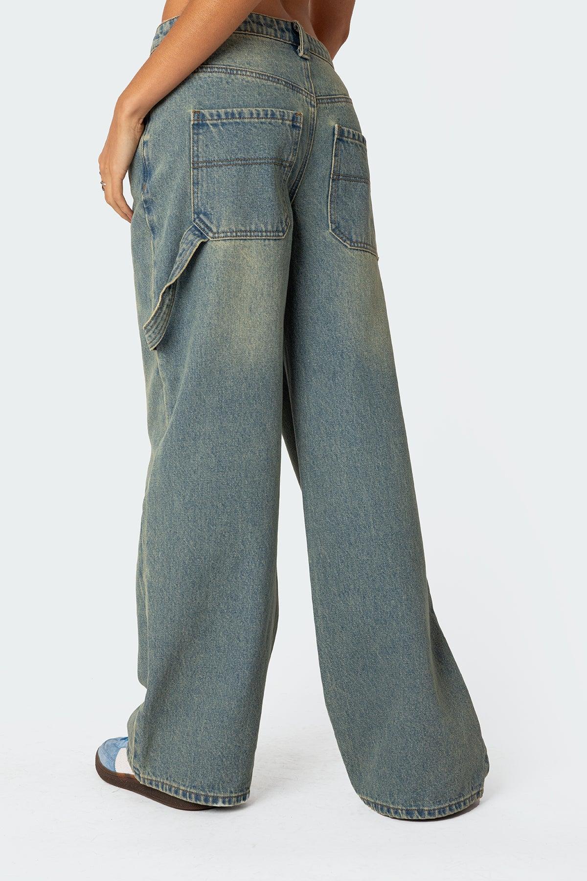 Carpenter Low Rise Baggy Jeans Product Image