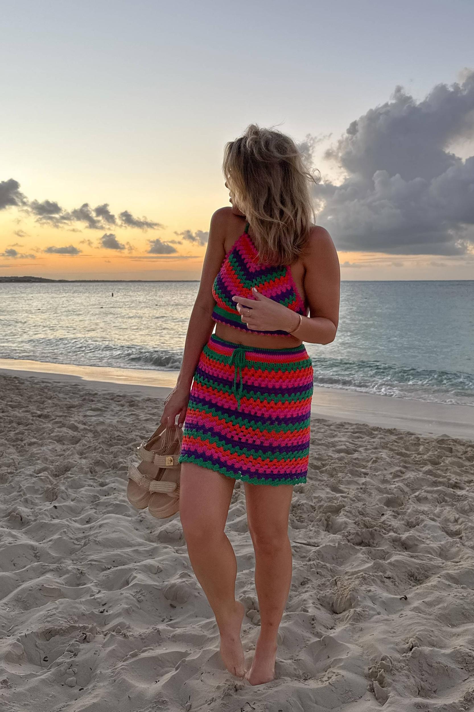 Alita Skirt Technicolor Rays Product Image