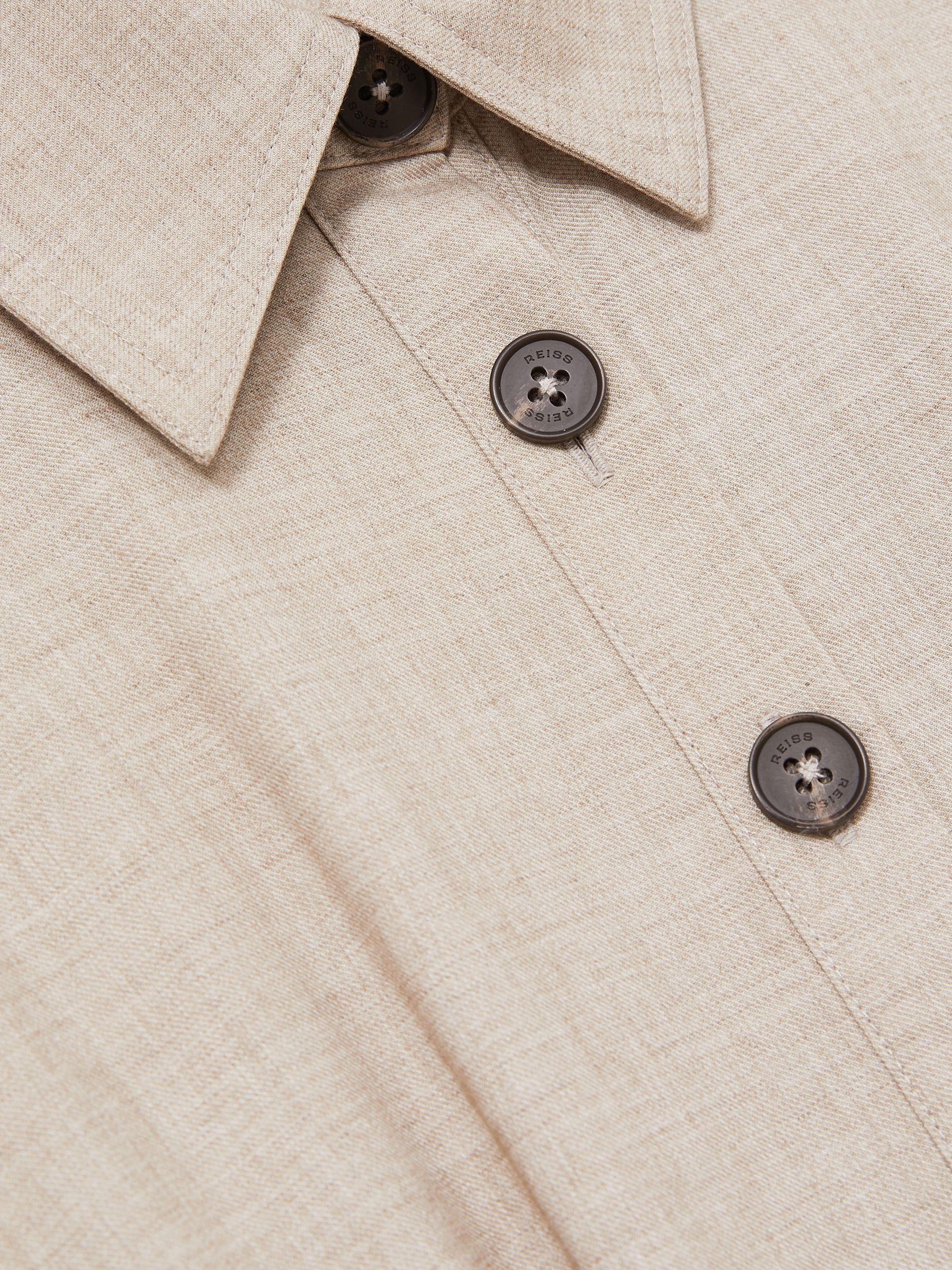 Tailored Wide Leg Jumpsuit in Neutral Product Image