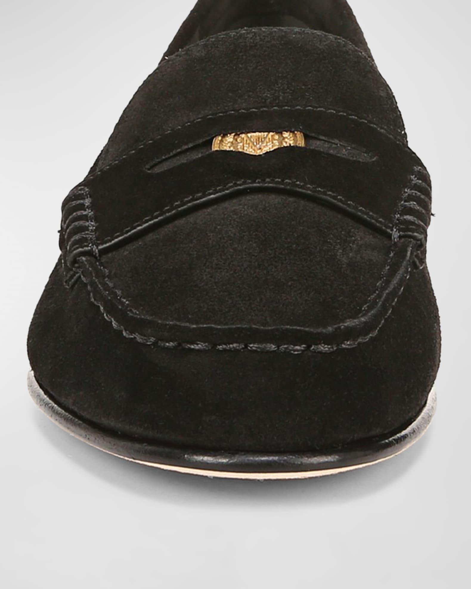 Suede Coin Penny Loafers Product Image