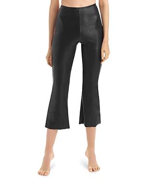 Commando Faux Leather Cropped Flare Leggings Product Image