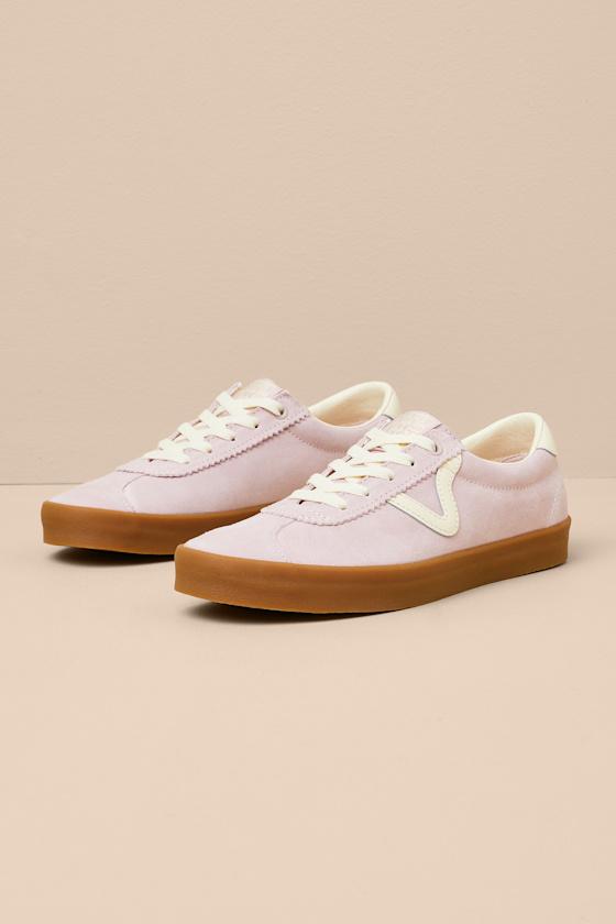 Sport Low Sepia Rose Suede Lace-Up Sneakers Product Image