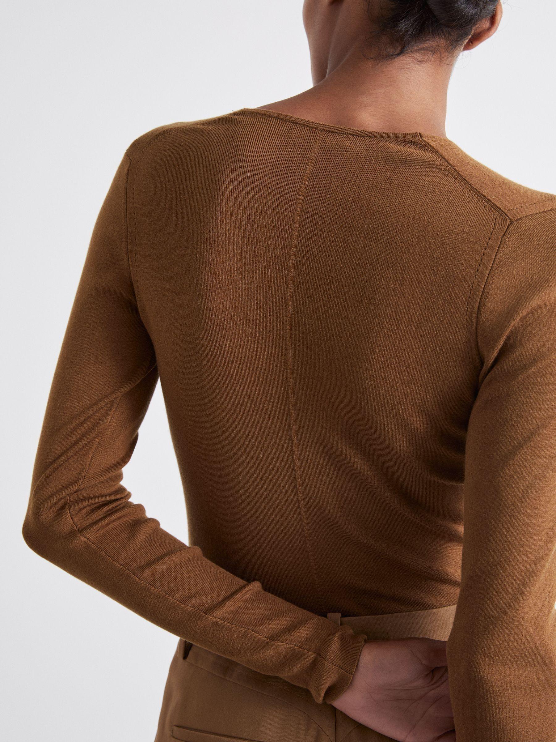 Italian Mohair V-Neck Sweater Product Image