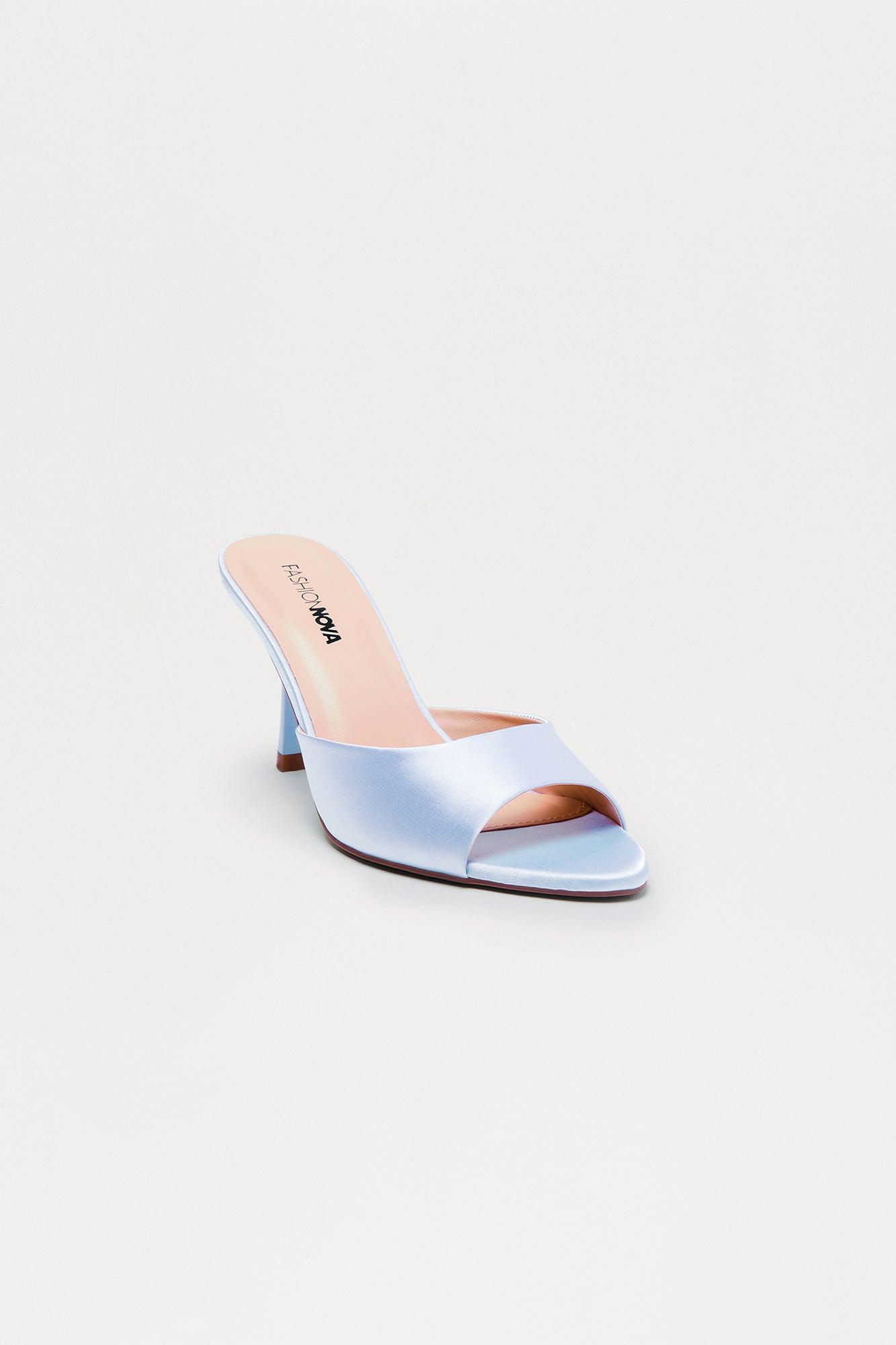 Just Over You Mules - Light Blue Female Product Image