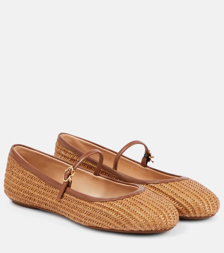 Carla raffia ballet pumps Product Image