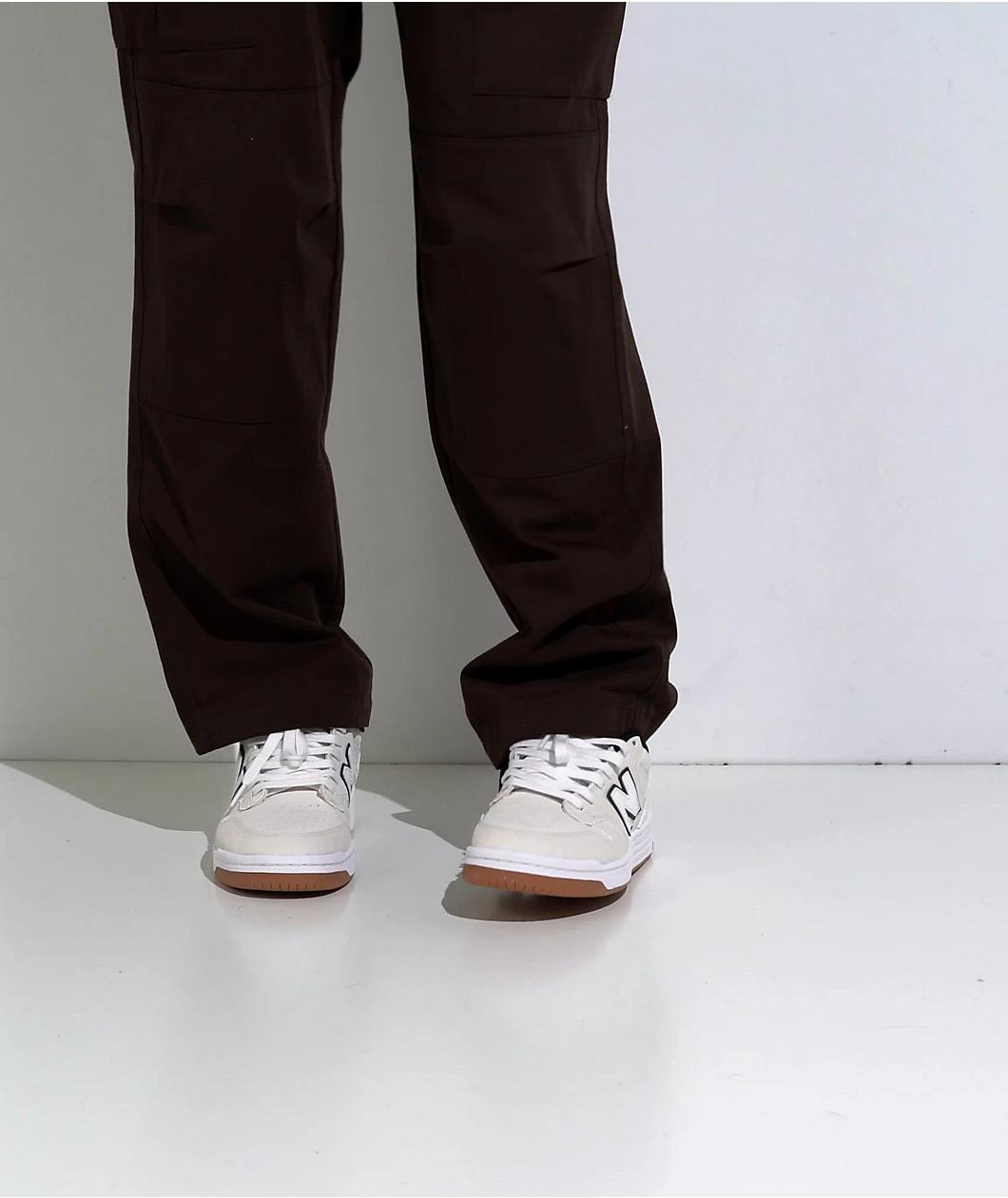 New Balance Numeric 480 Cream & White Skate Shoes Product Image