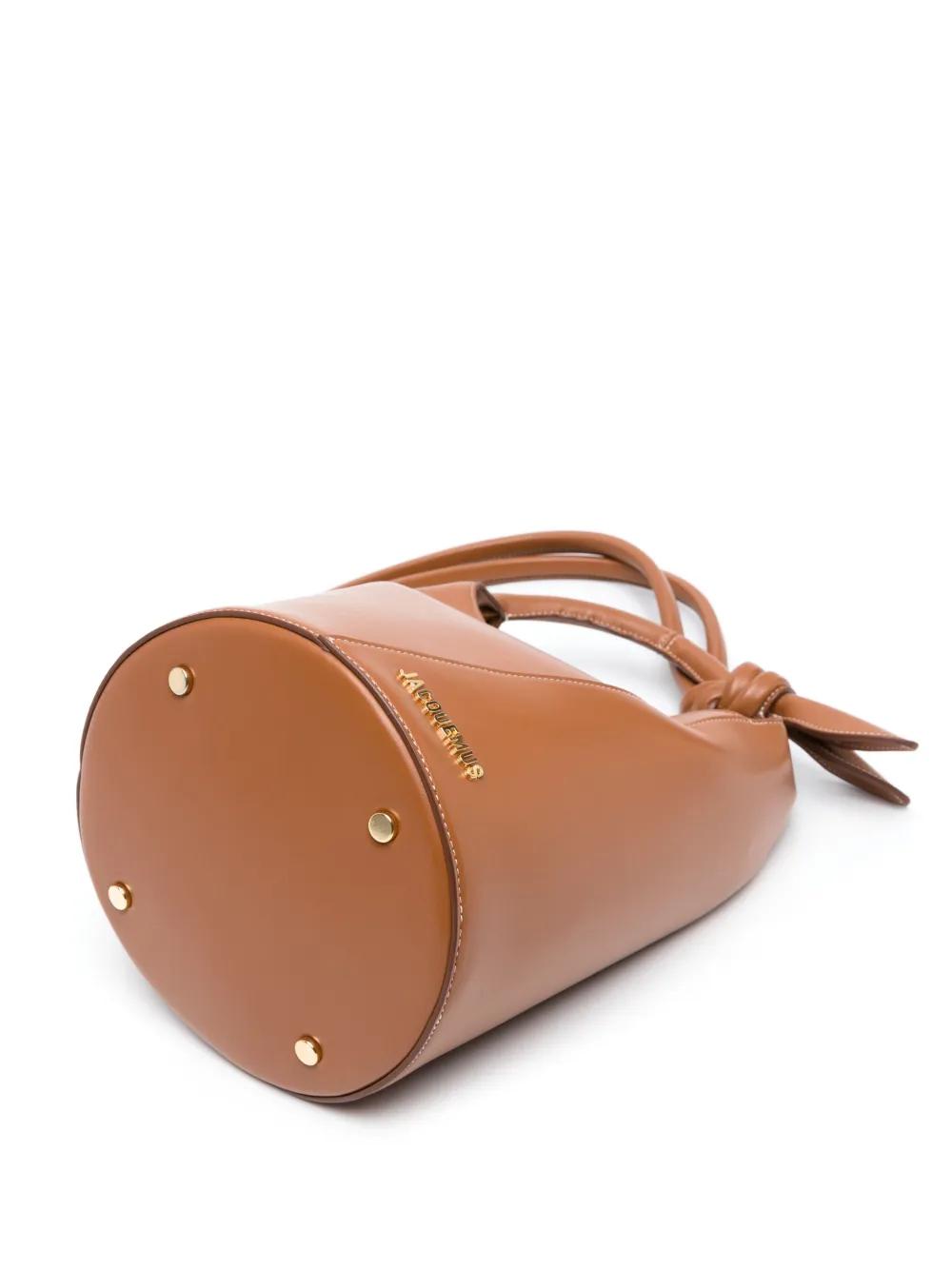 Le Petit Tourni leather bucket bag Product Image