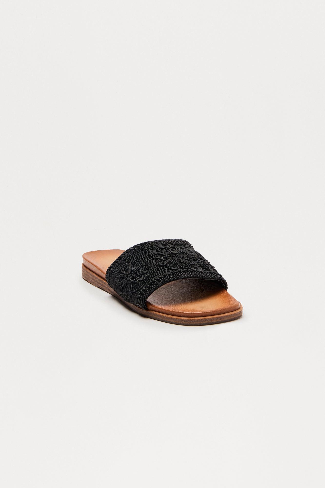Edie Slip On Sandals - Black Female Product Image