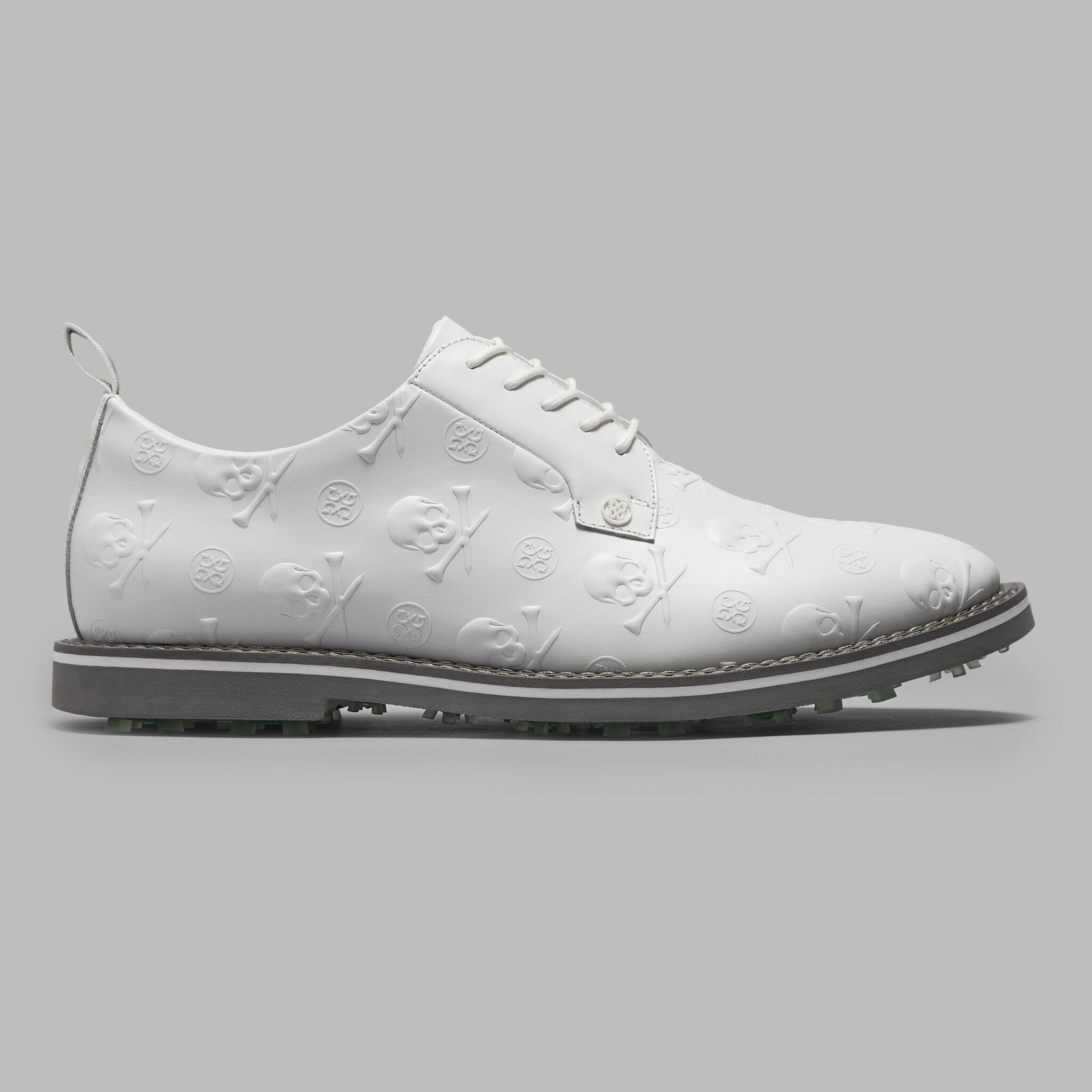 MEN'S GALLIVANTER EMBOSSED SKULL & TEES LEATHER GOLF SHOE Product Image