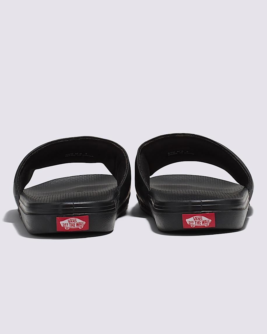 Vans | La Costa Slide-On Checkerboard Black/Black Sandals Product Image