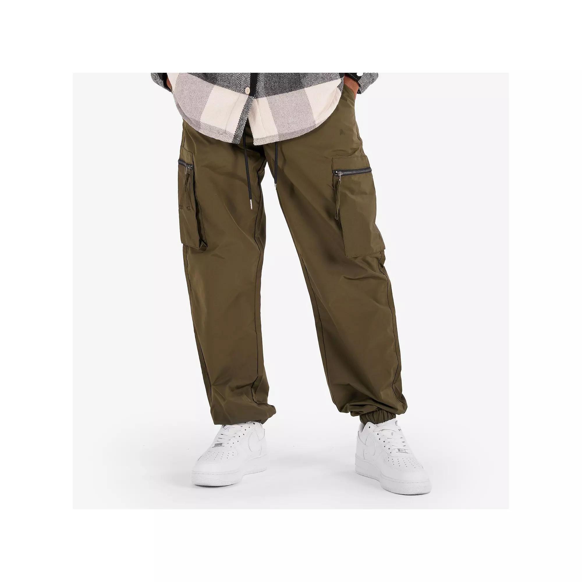 Men's Caliber Denim Co. Cruiser Cargo Jogger Pants, Size: Large, Light Gray Product Image