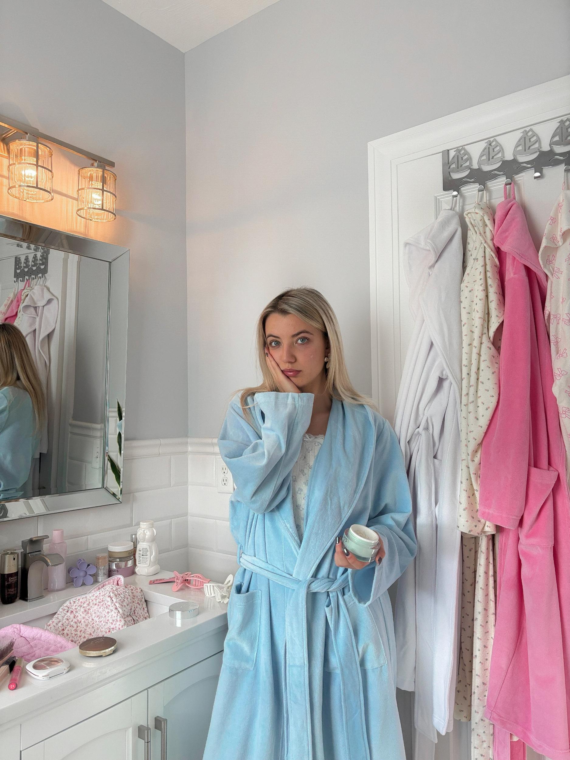Light Blue Dream Hotel Robe Product Image