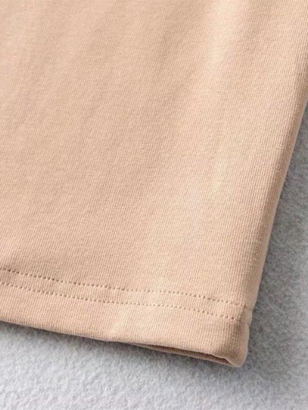 Simple Basic Square Neck Cropped Tank Top Product Image