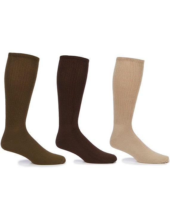Roundtree & Yorke Big & Tall Crew Socks 3-Pack Product Image