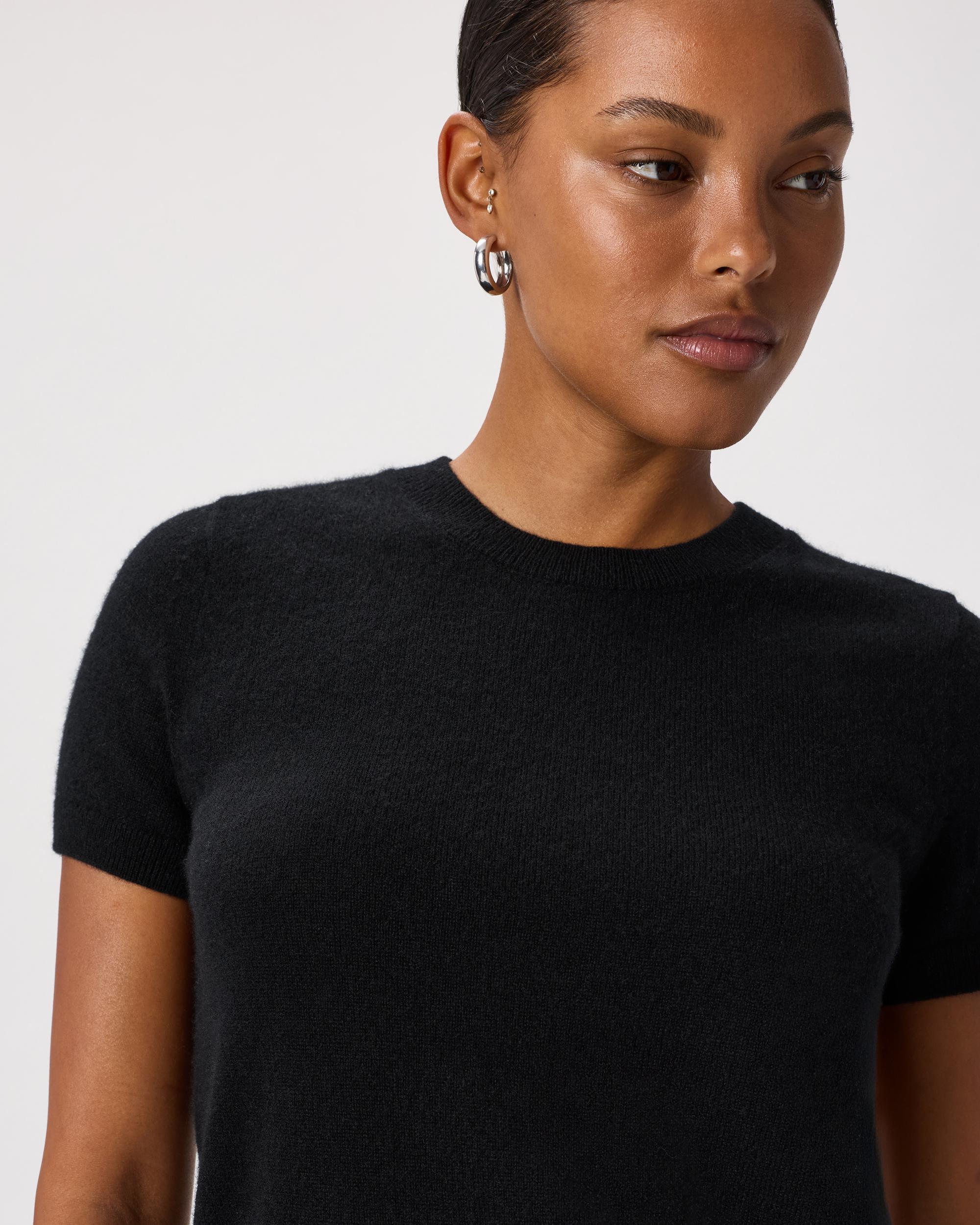 Quince | Women's Mongolian Cashmere T-Shirt Size XS Product Image