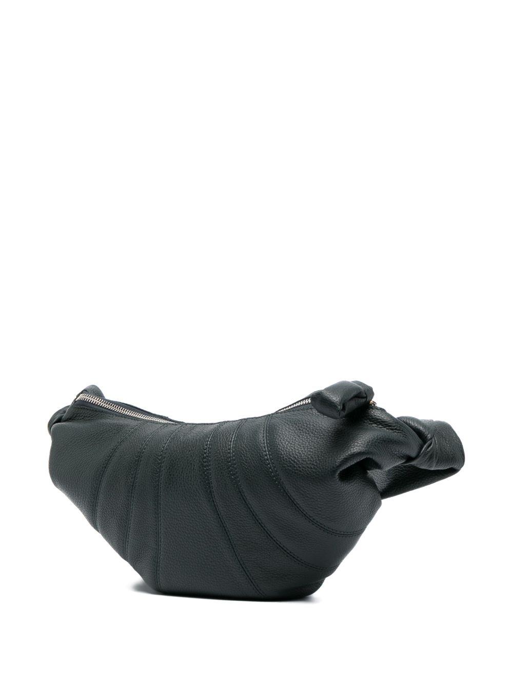 Croissant leather shoulder bag Product Image