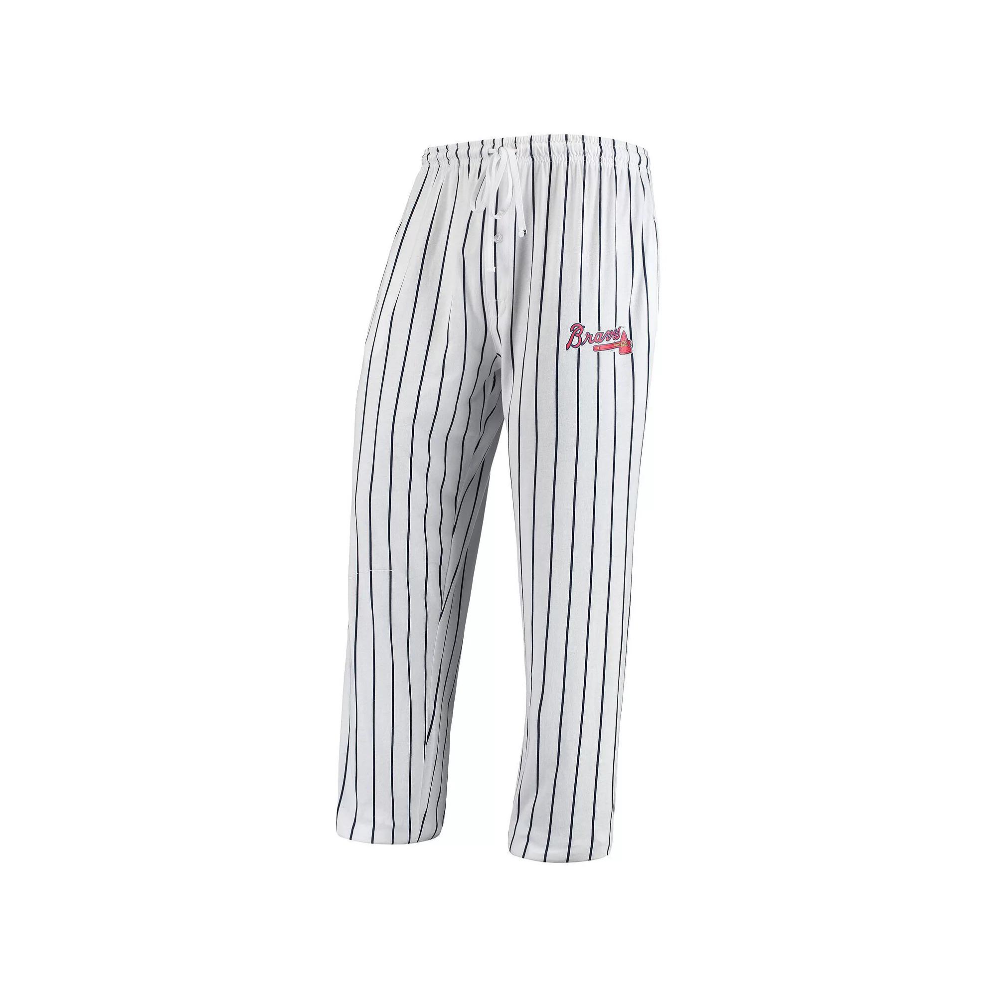 Men's Concepts Sport White/Navy Atlanta Braves Vigor Lounge Pant,  Product Image