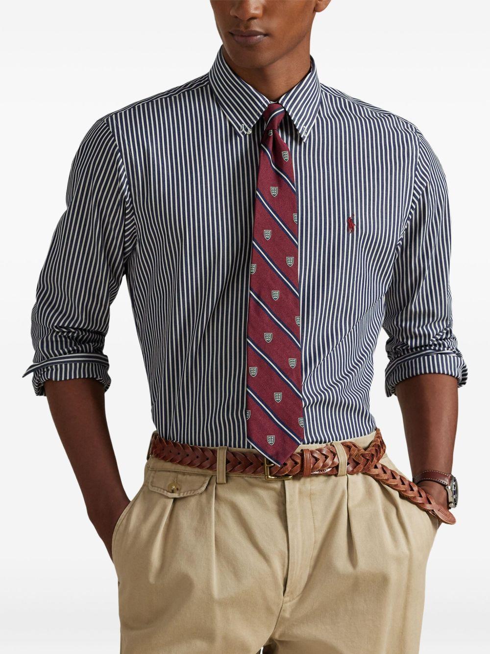 striped button-down shirt Product Image