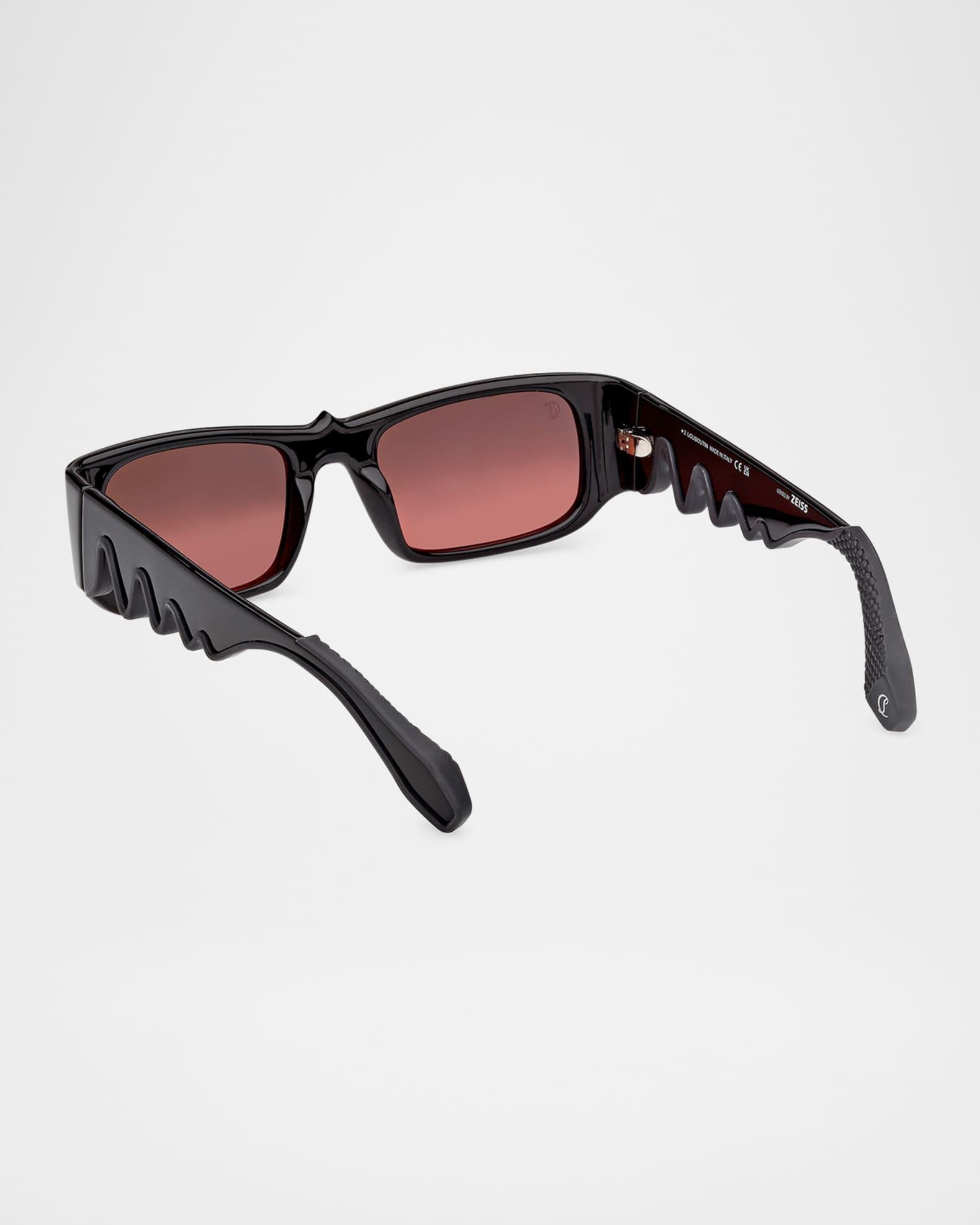 Men's LB0017M Acetate Rectangle Sunglasses Product Image