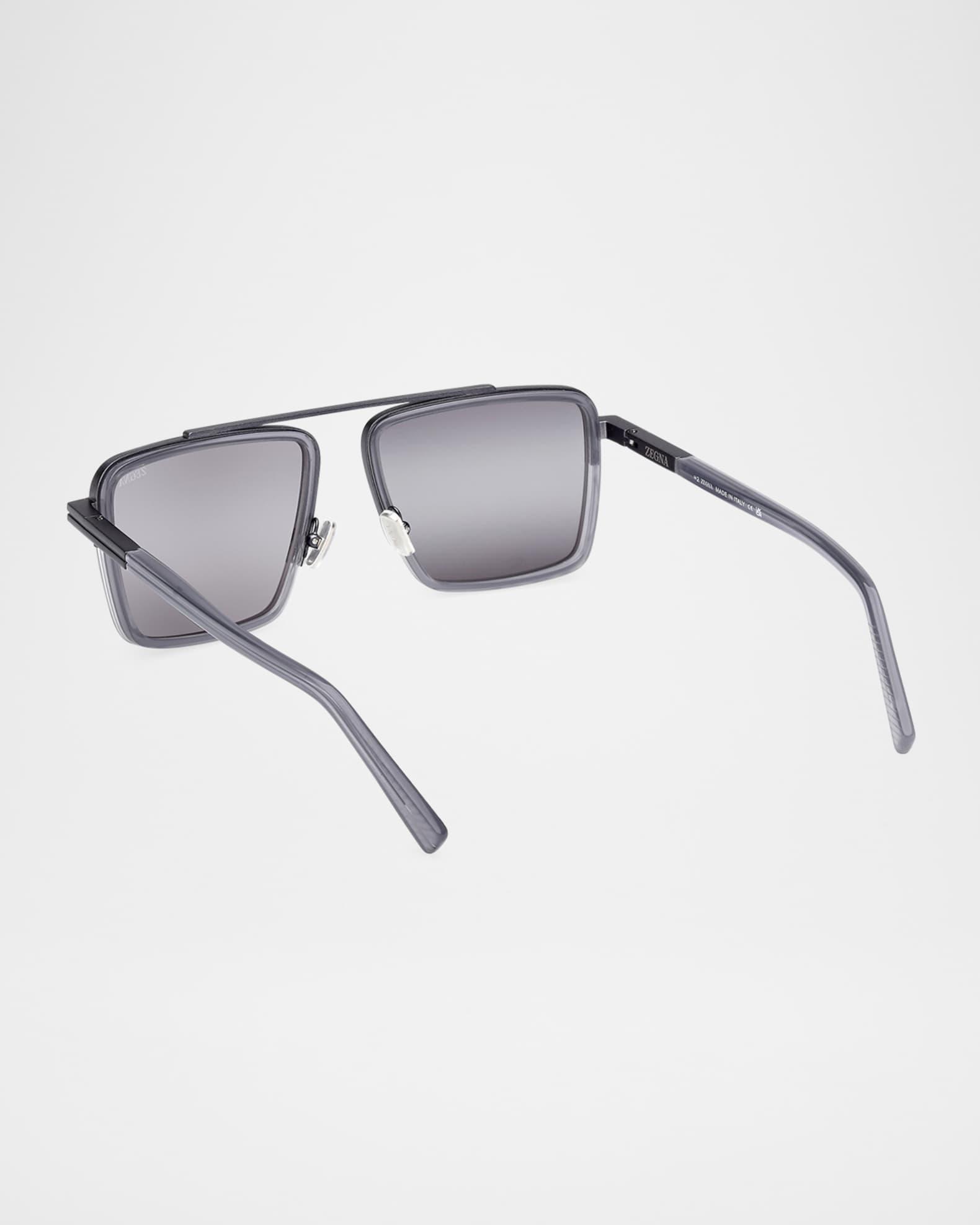 Mens Metal Aviator Sunglasses Product Image