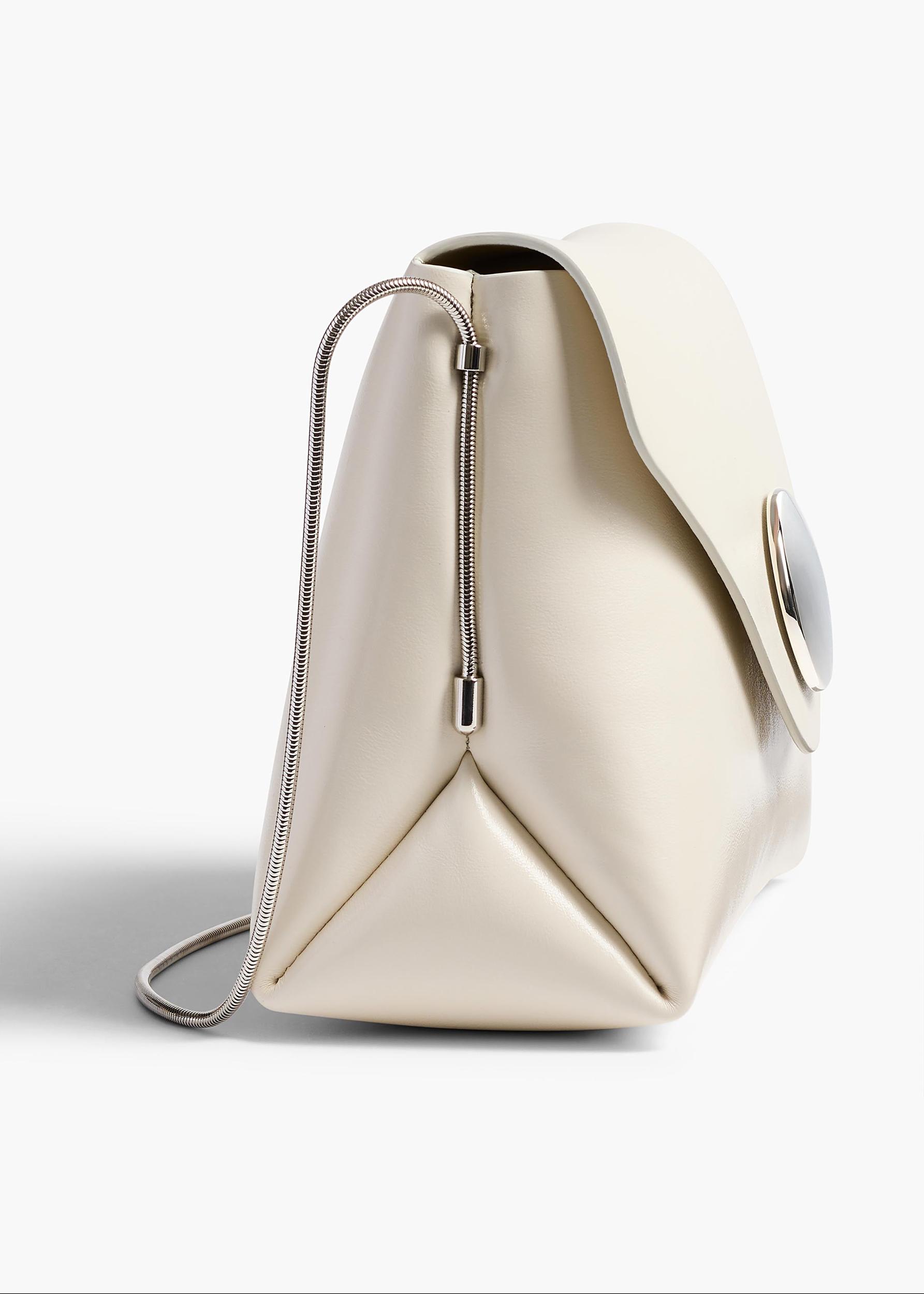 Bobbi Bag in Cream Crackle Patent Leather Product Image