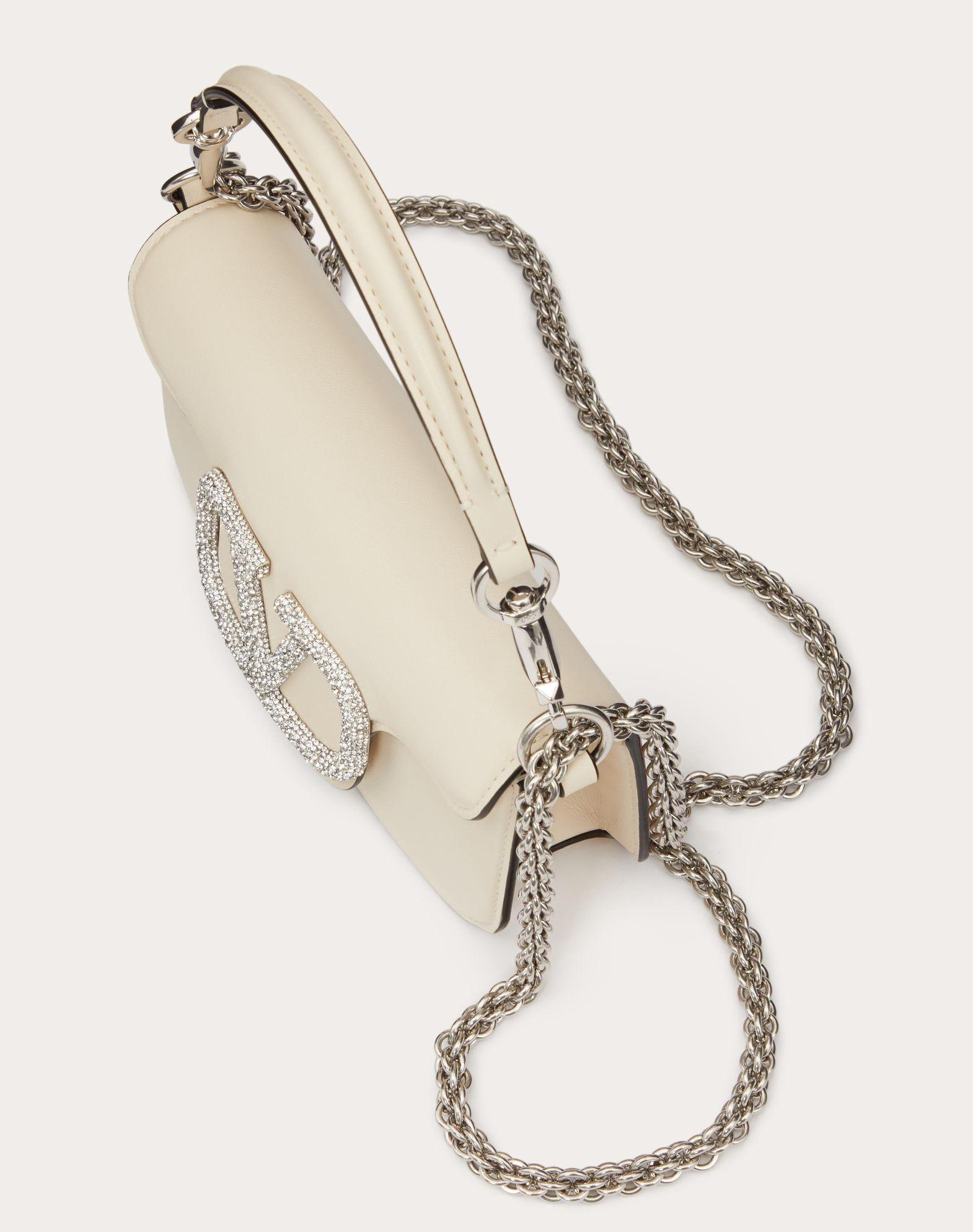 Valentino Garavani Locò Small Shoulder Bag With Jewel Logo Product Image