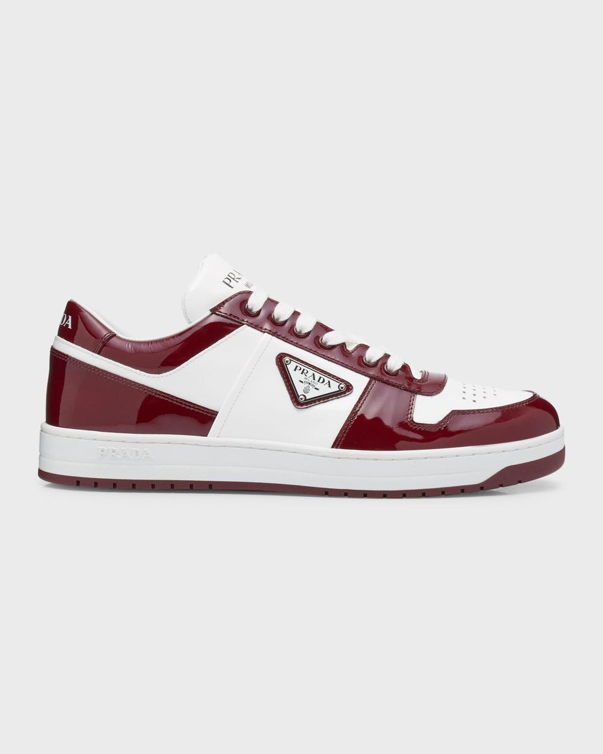 Men's Downtown Patent Leather Low-Top Sneakers Product Image