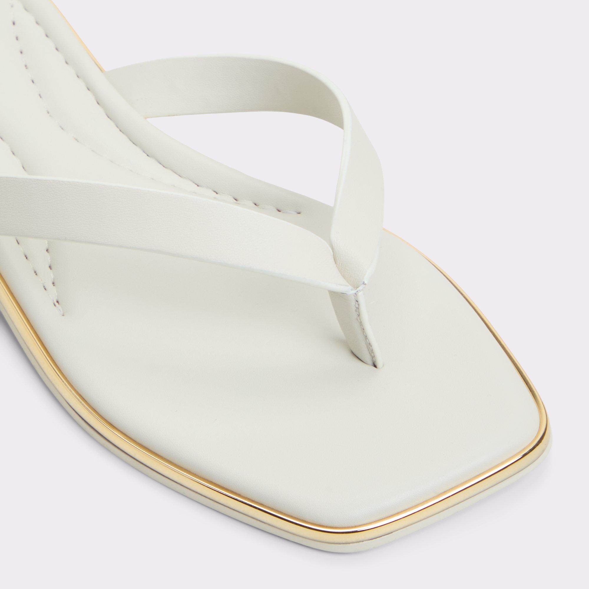 Theao White/Bone Women's Flat Sandals | ALDO US Product Image