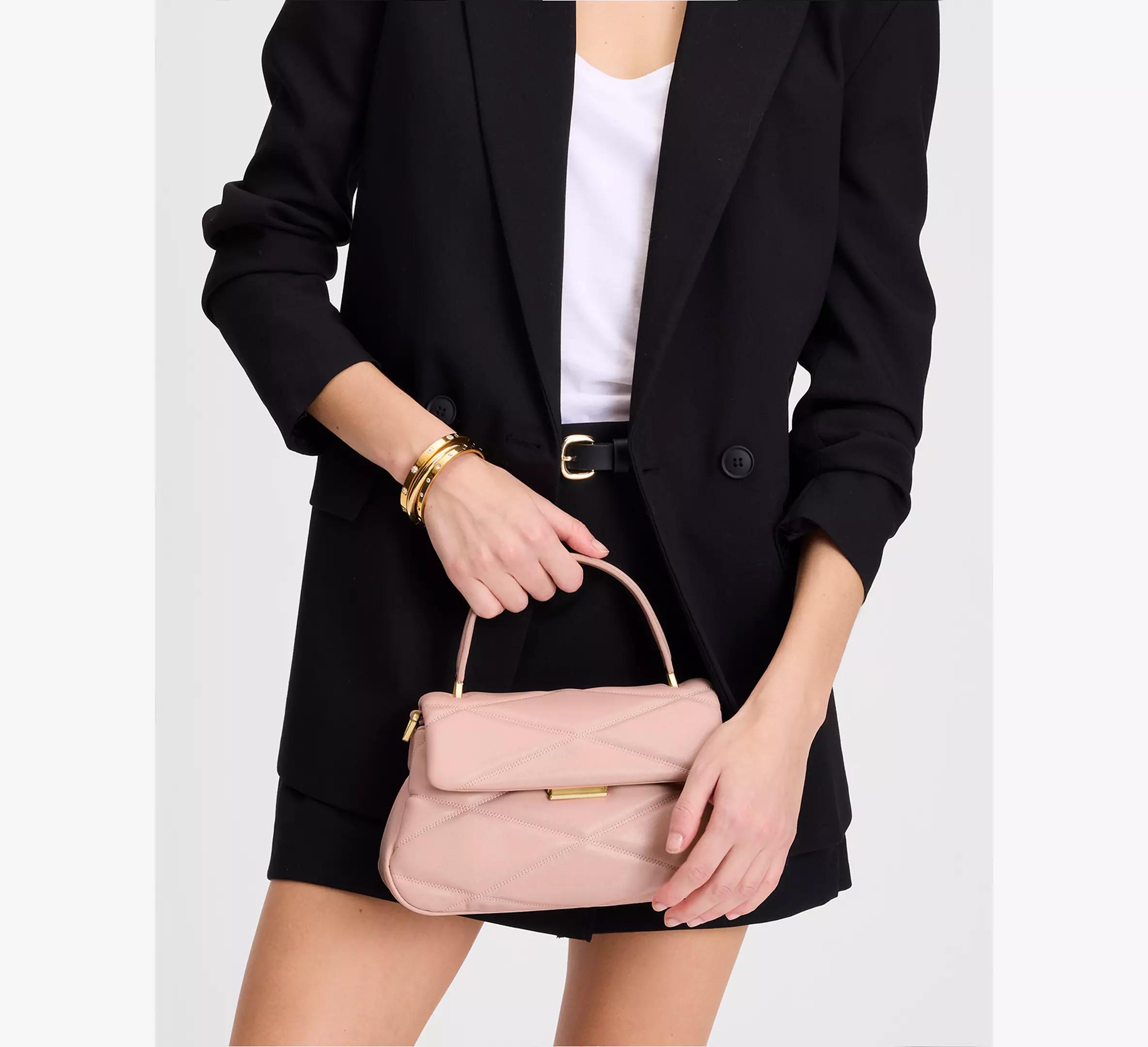 Grace Quilted Top Handle Bag Product Image