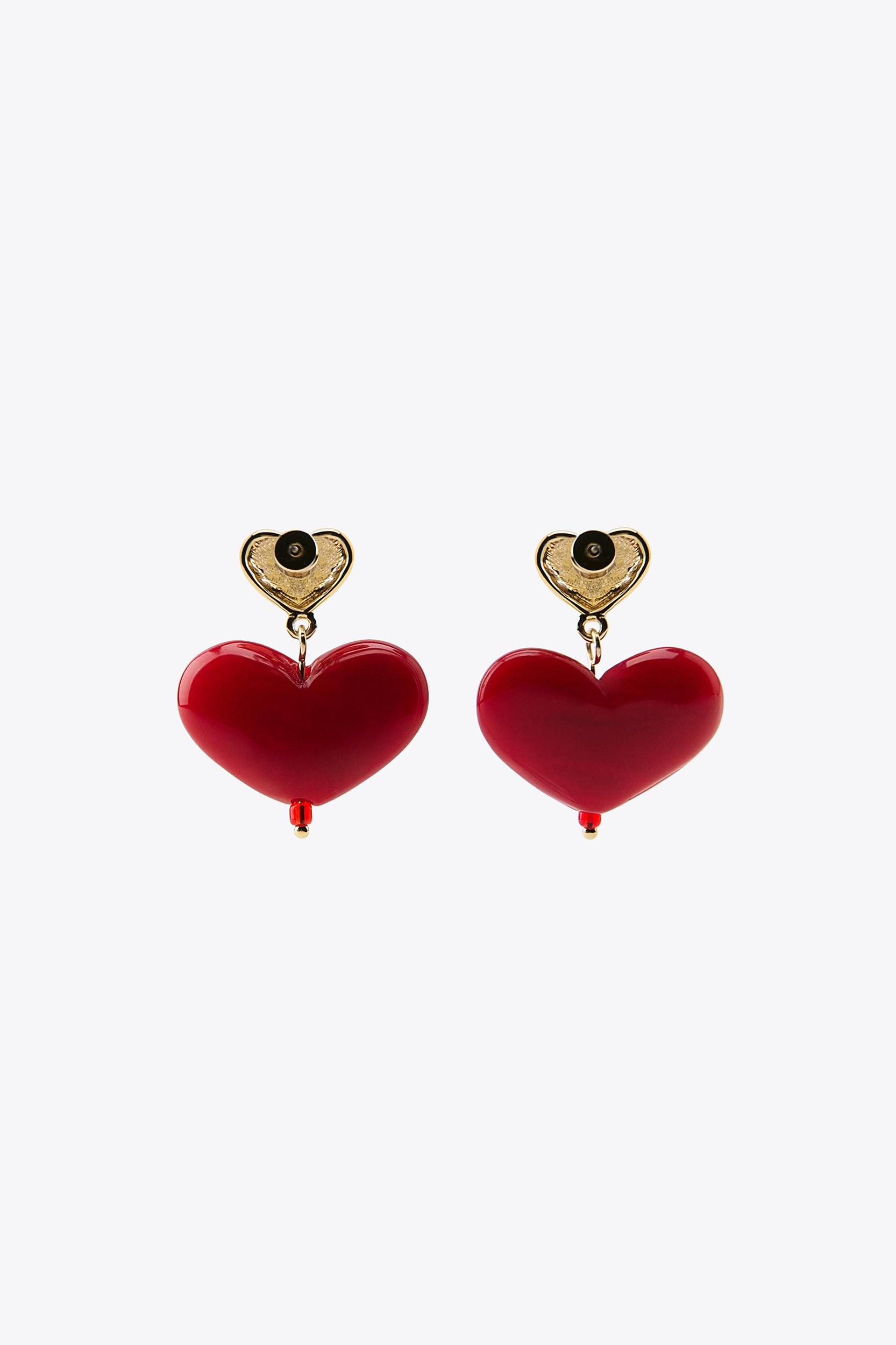 COMBINED HEART EARRINGS Product Image