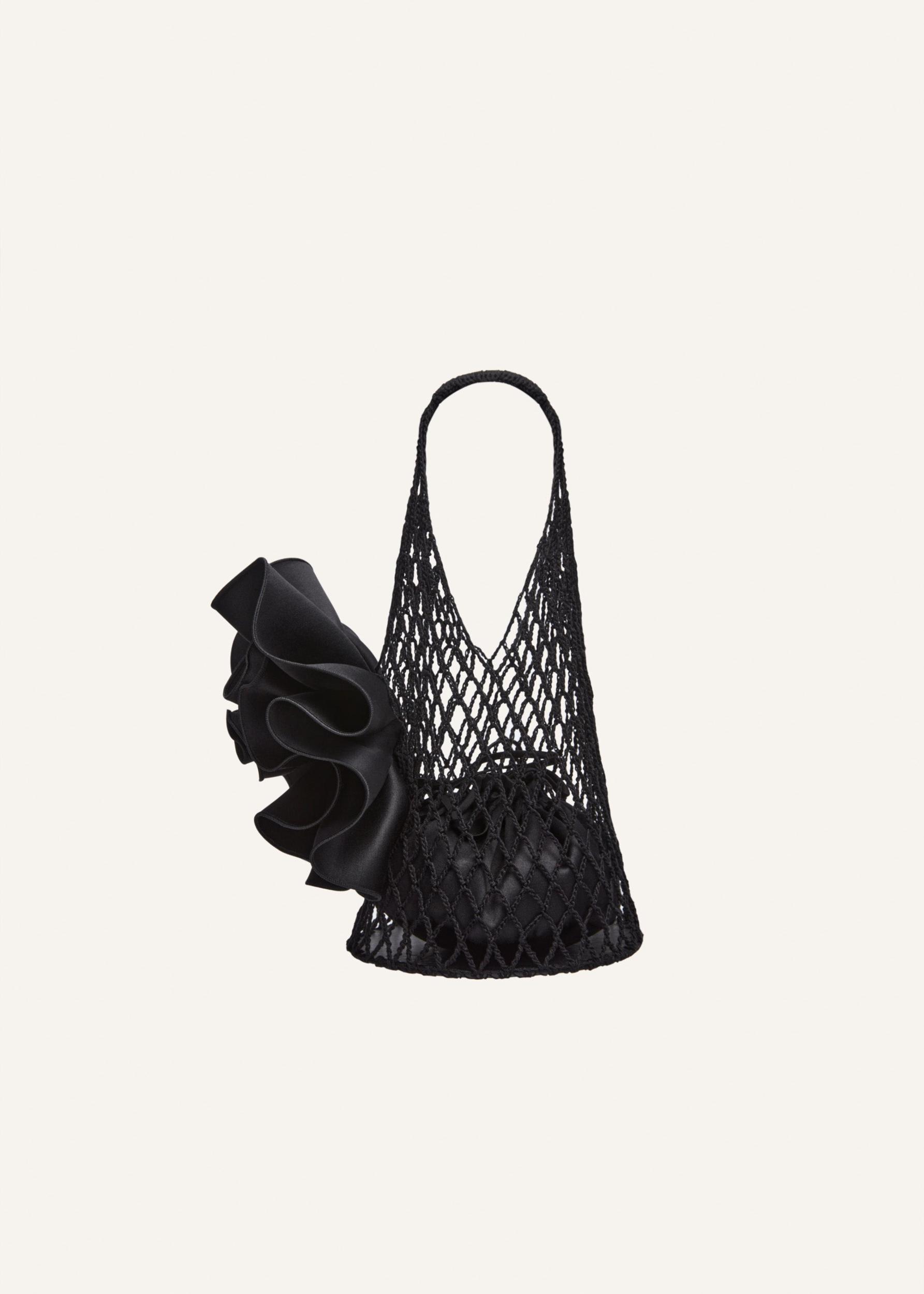 Small Devana bag in black Product Image