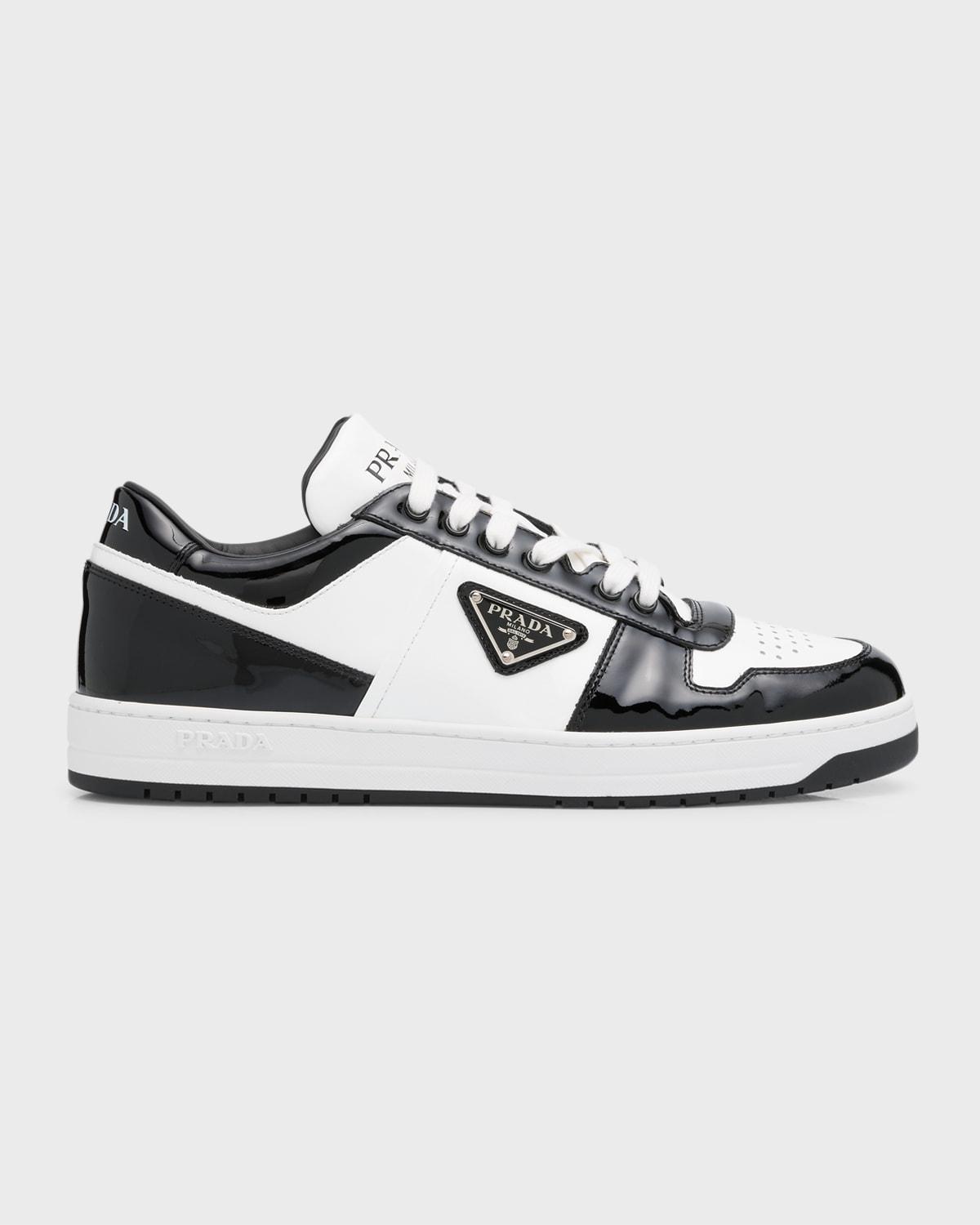 Men's Downtown Patent Leather Low-Top Sneakers Product Image