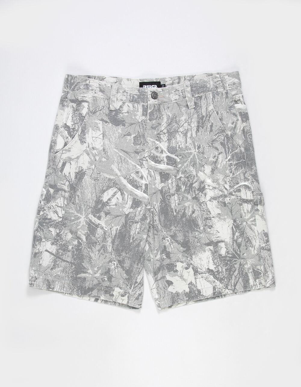 RSQ Mens Loose Twill Carpenter Shorts - LIGHT CAMO Product Image