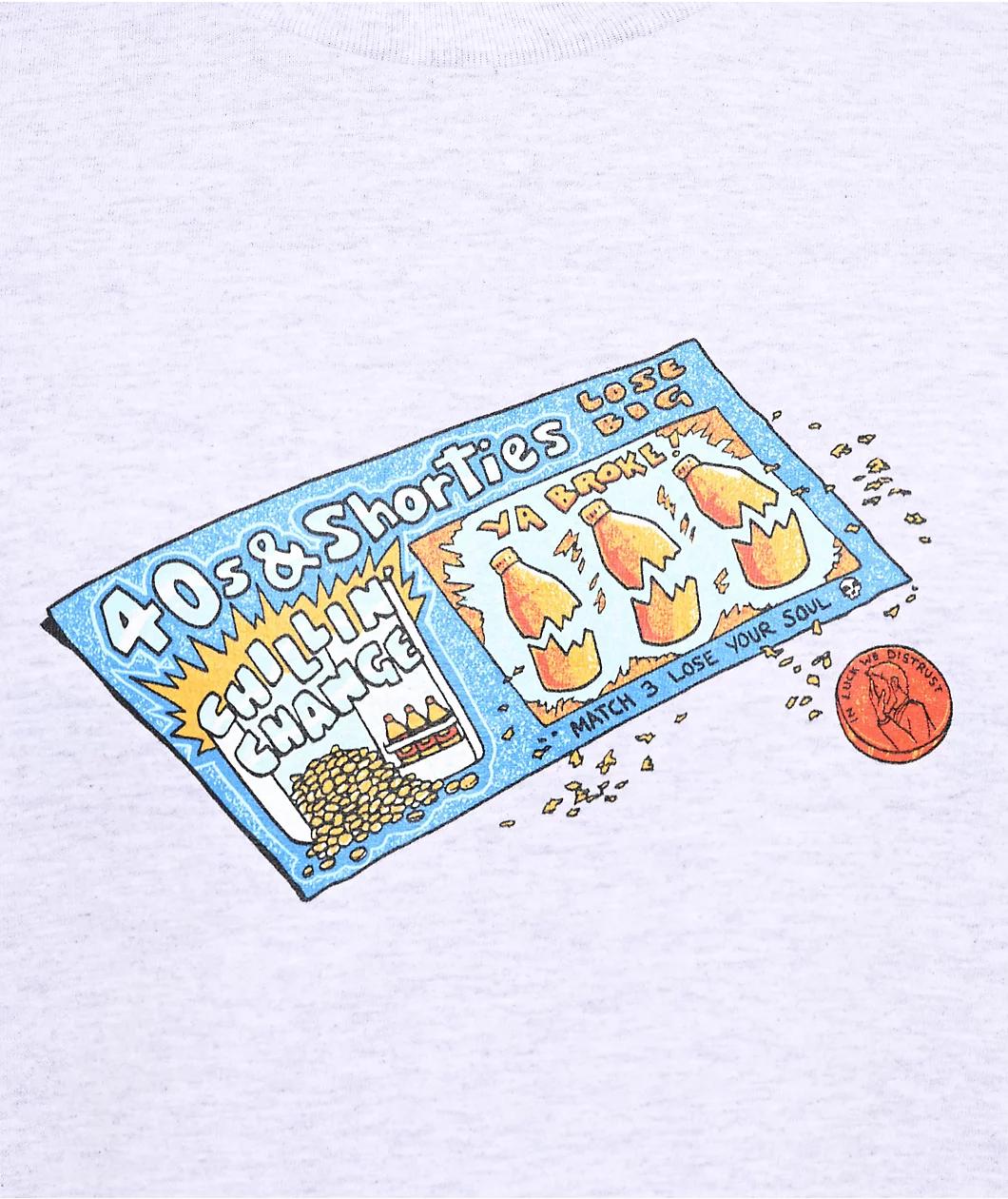 40s & Shorties Scratcher Grey T-Shirt Product Image