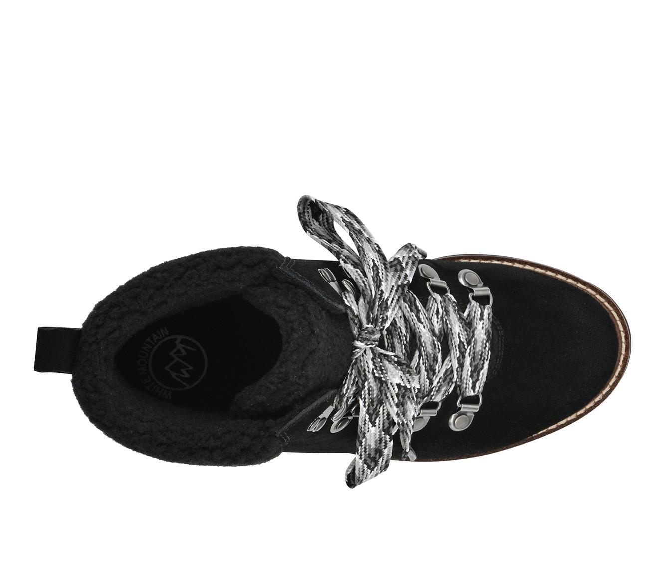 Women's White Mountain Gloving Lace Up Winter Booties Product Image