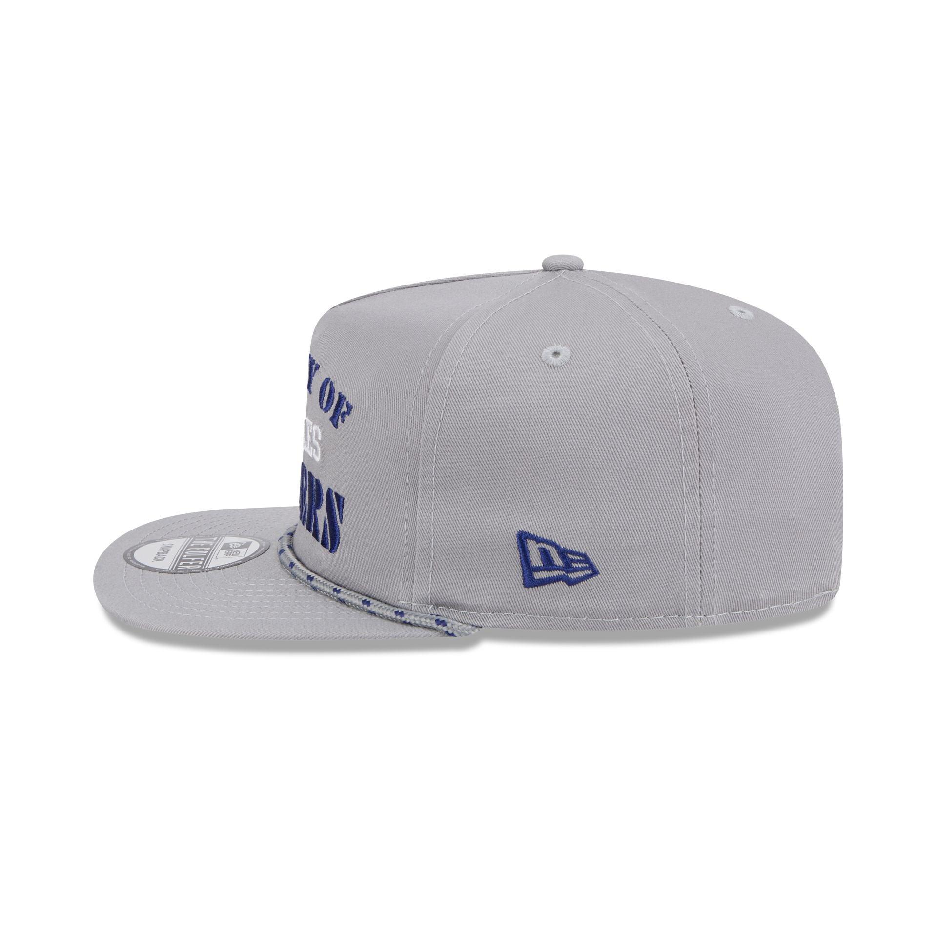 Los Angeles Dodgers Vintage Gray Rope Golfer Hat Male Product Image
