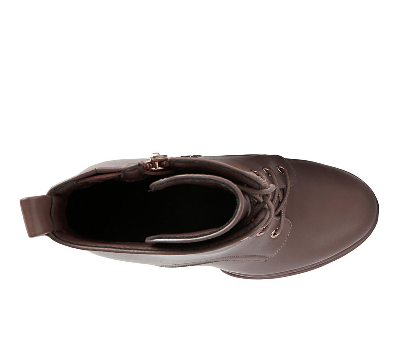 Women's London Rag Meows Lace Up Platform Heeled Boots Product Image