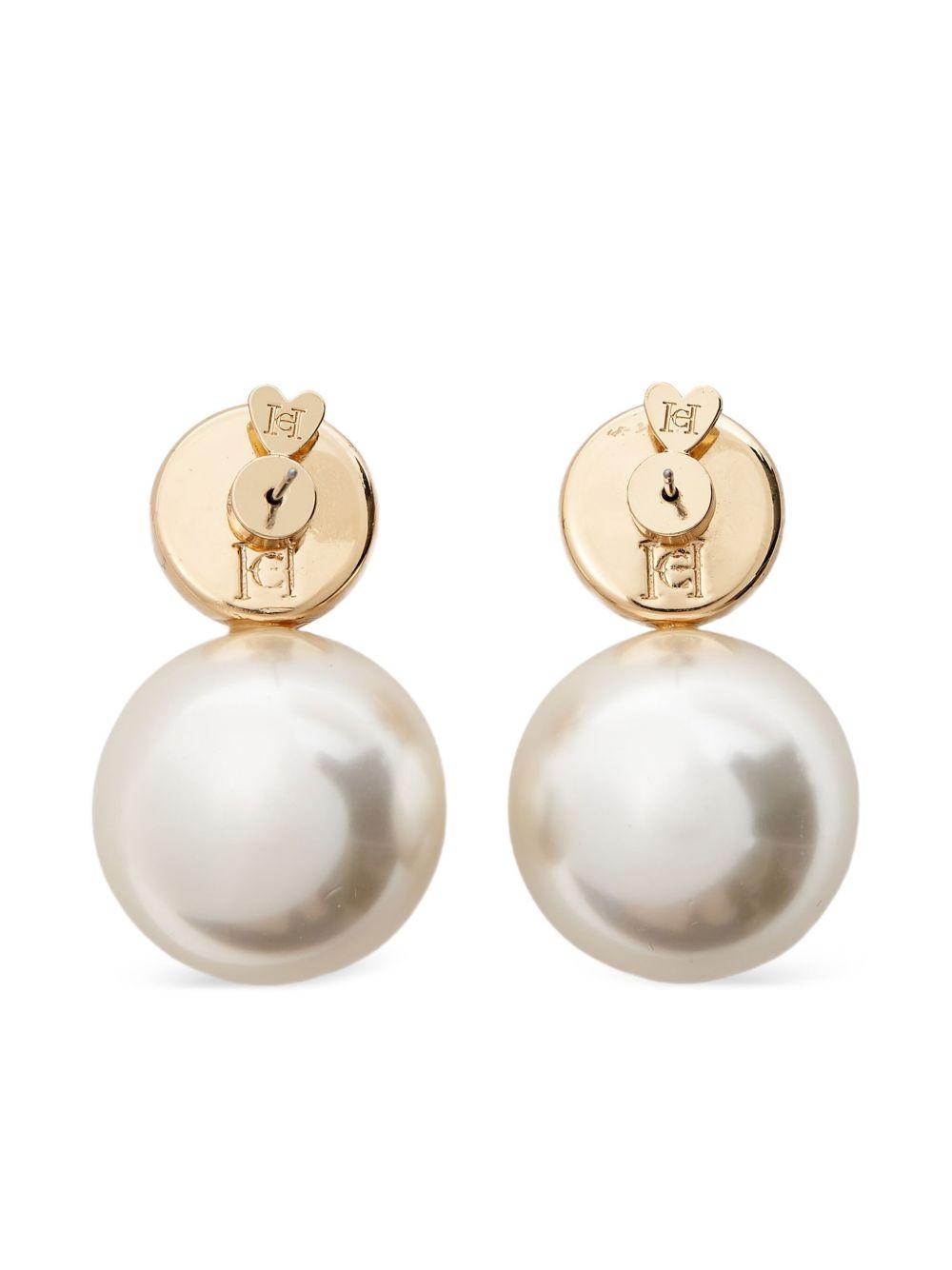 pearl drop earrings Product Image