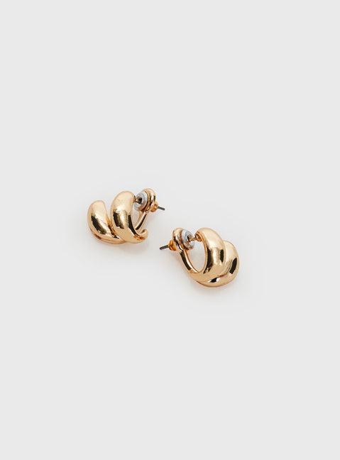Yueh Earrings Gold Product Image