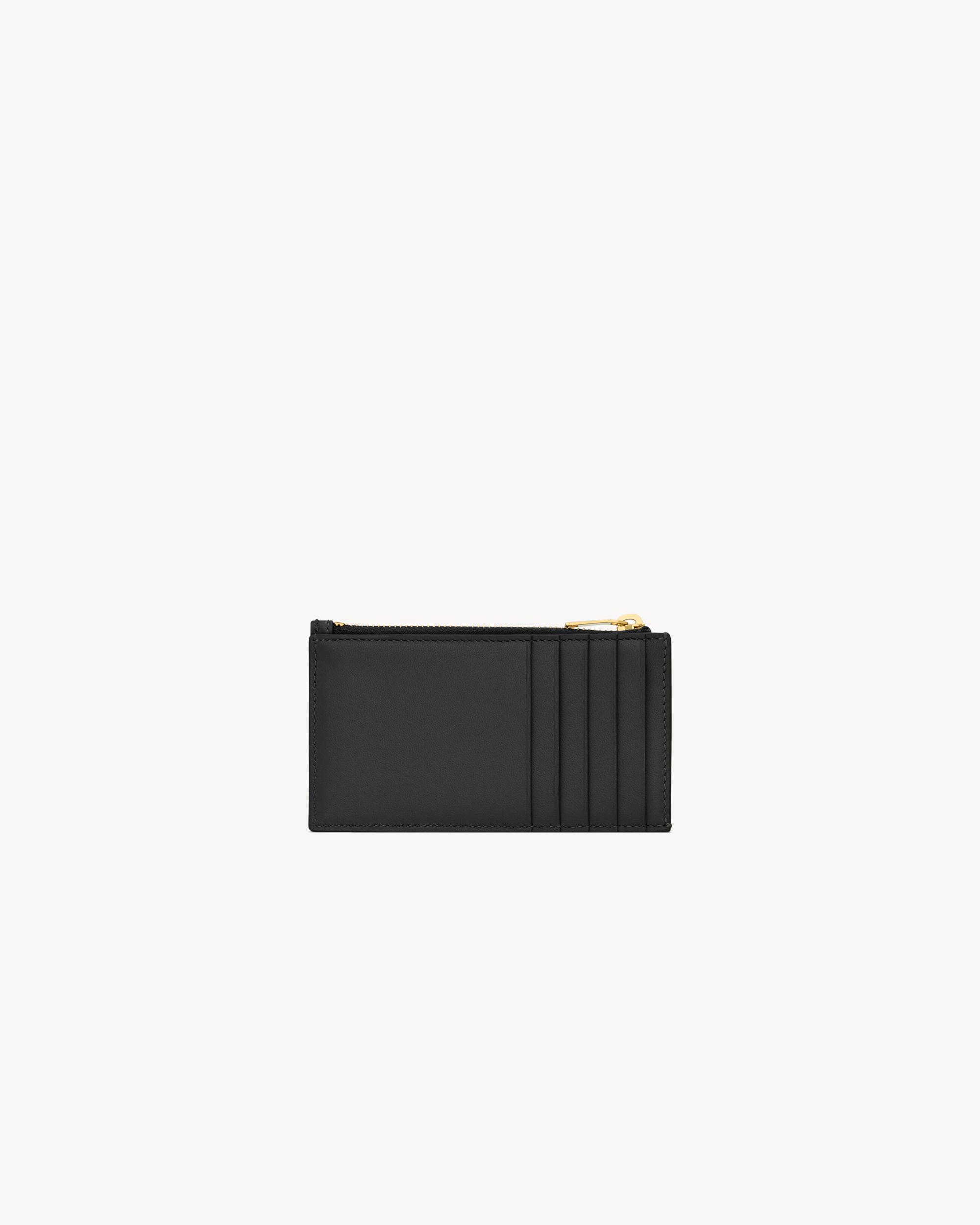 CASSANDRE MATELASSÉ FRAGMENTS CARD CASE IN LAMBSKIN Product Image