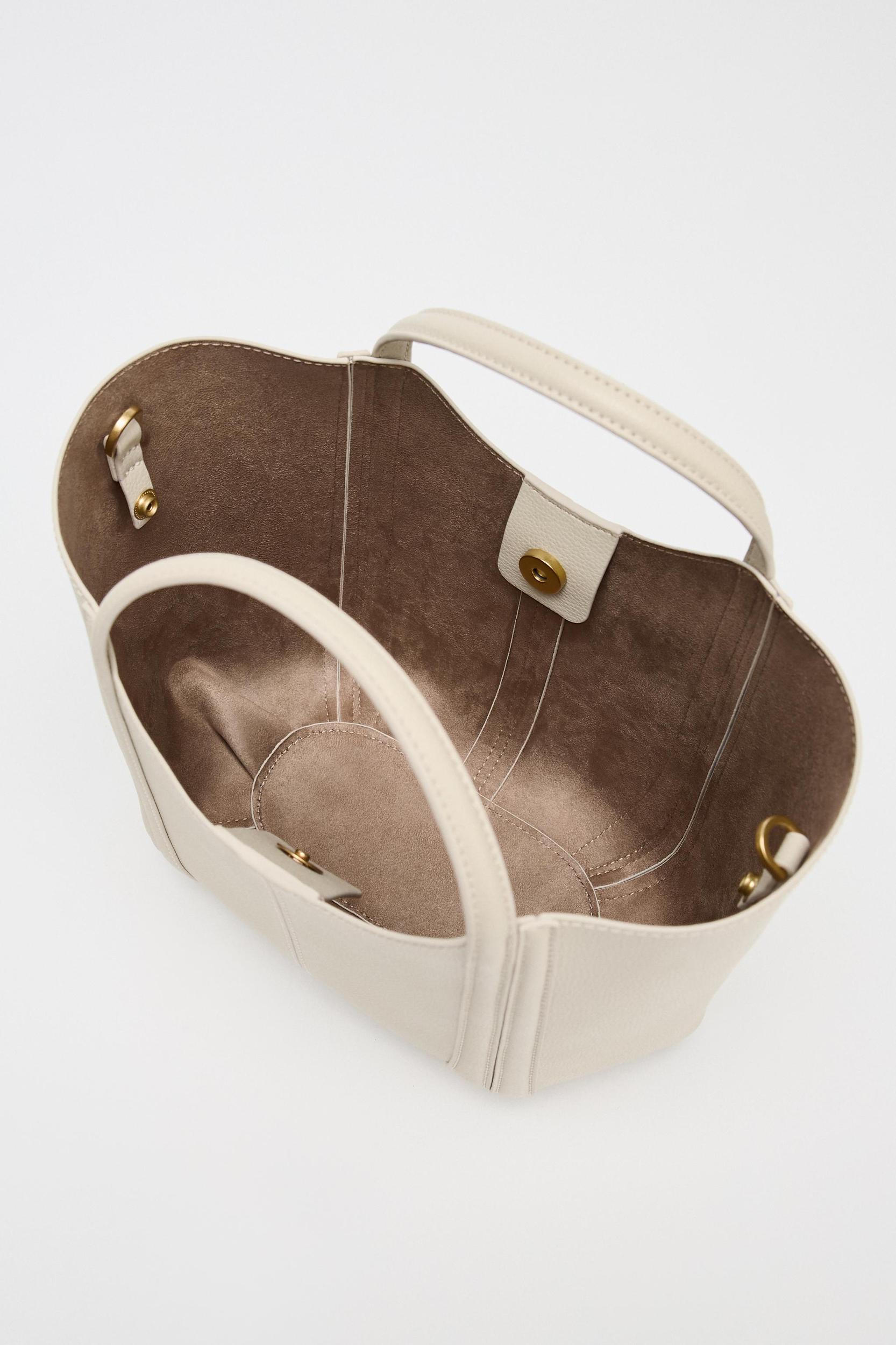 TOPSTITCHED MINI CITY BAG Product Image