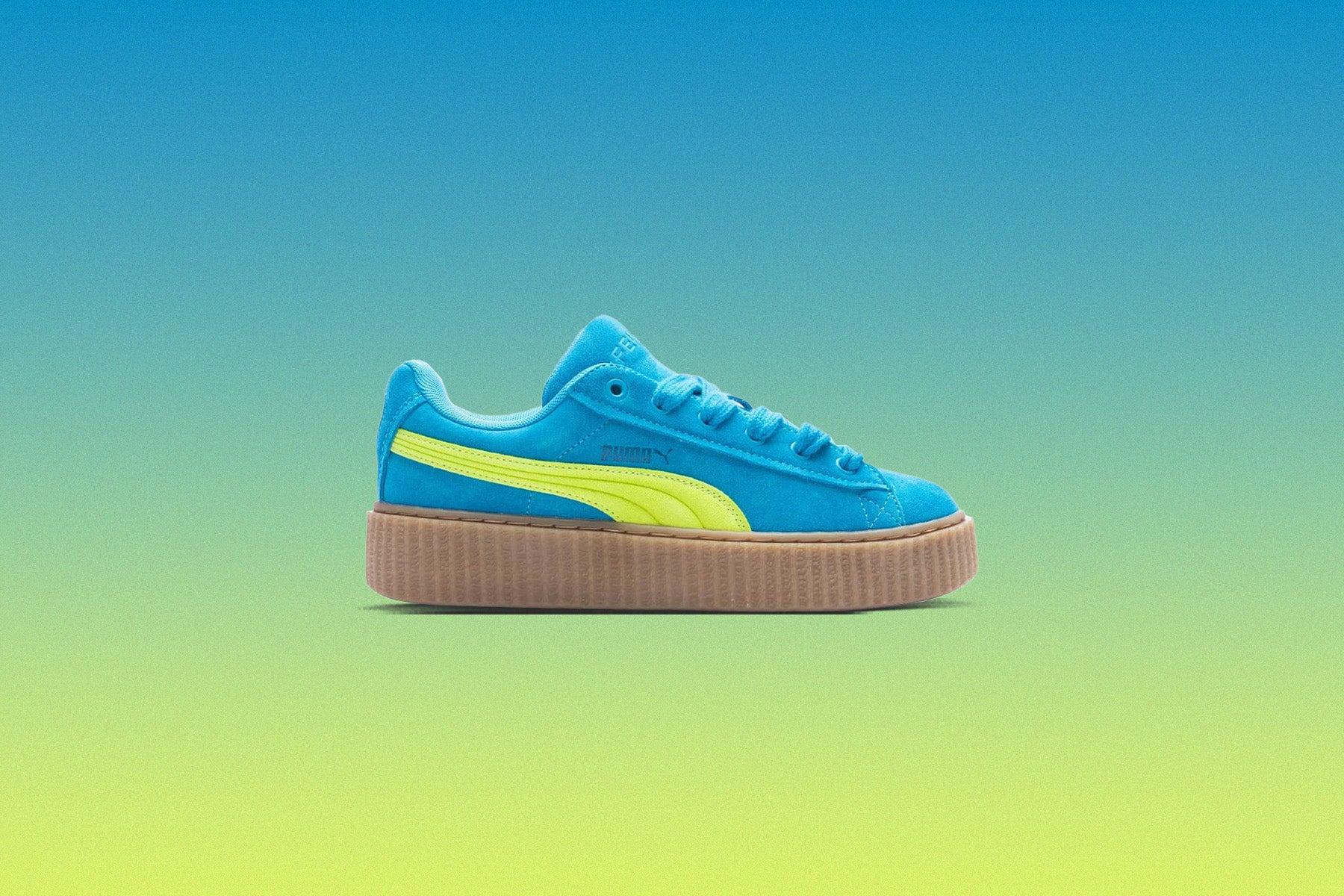 Women's Puma x Fenty Creeper Phatty - Speed Blue/Lime Pow/Gum Female Product Image