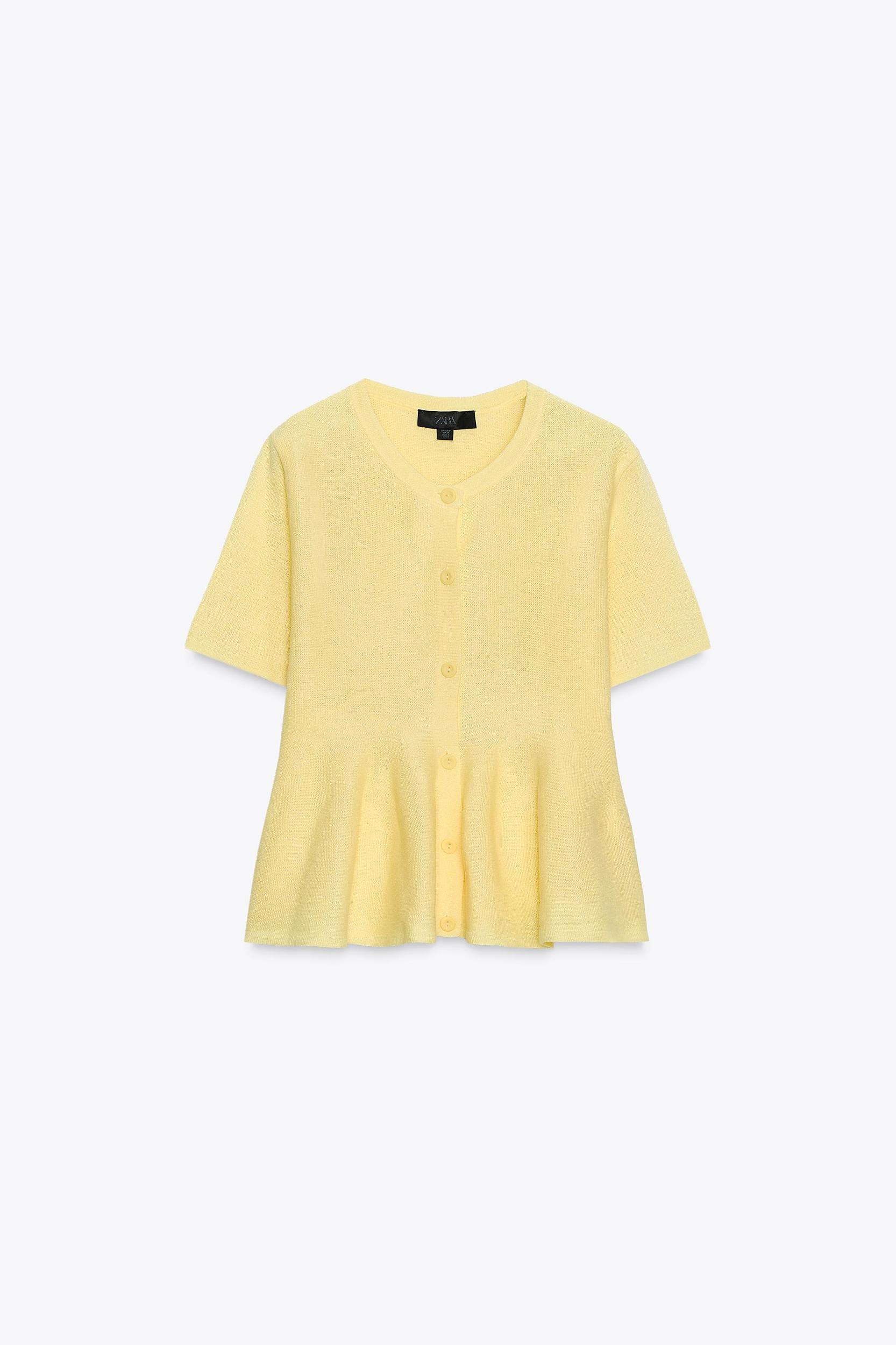 PEPLUM CARDIGAN Product Image