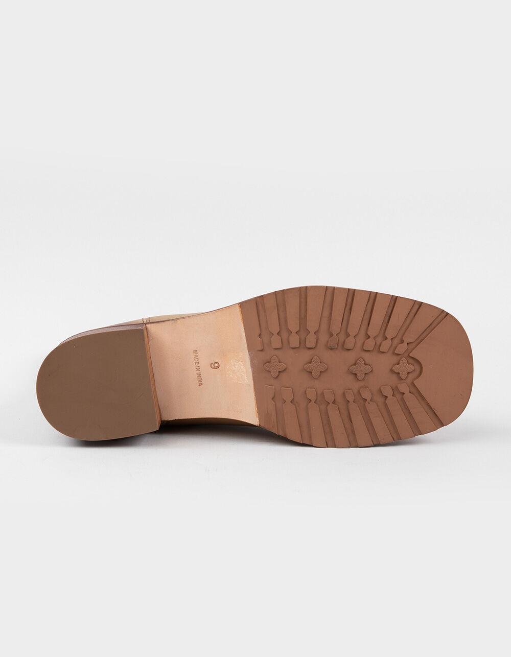 FREE PEOPLE Harmony Womens Studded Ankle Boots - TAN Product Image