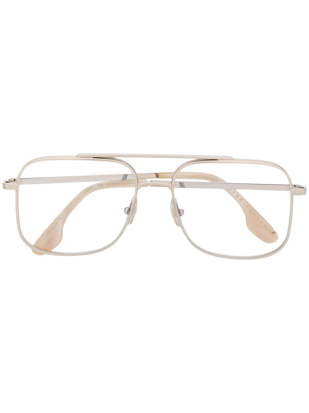 oversized pilot-frame glasses Product Image