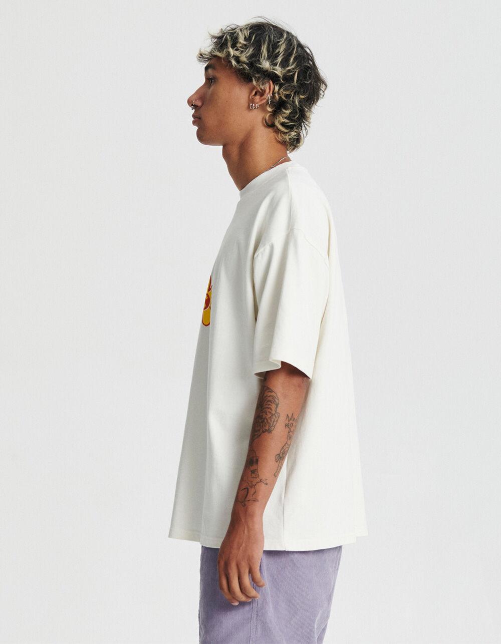 THE CRITICAL SLIDE SOCIETY Park Mens Boxy Tee - BONE Product Image