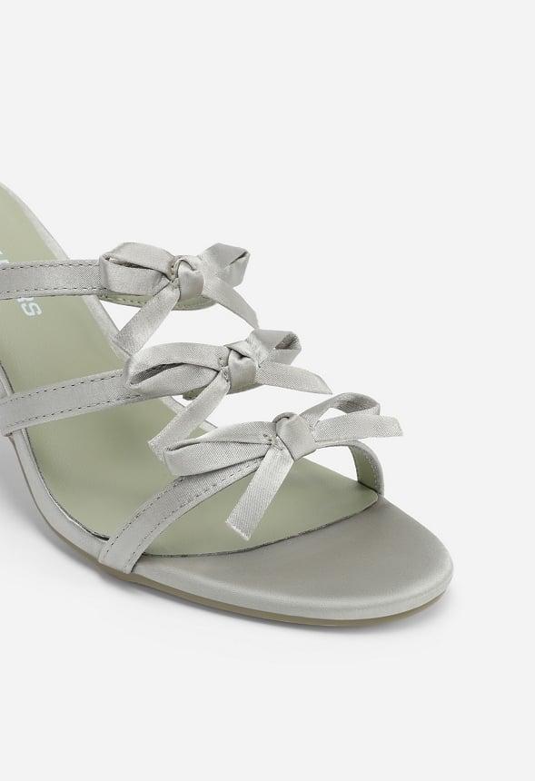 Strappy Bow Slide Sandals Product Image