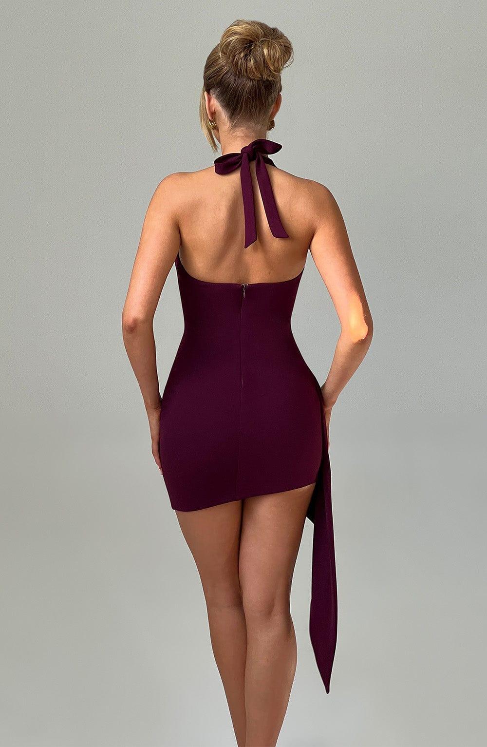 Adella Mini Dress - Cherry Lacquer Product Image