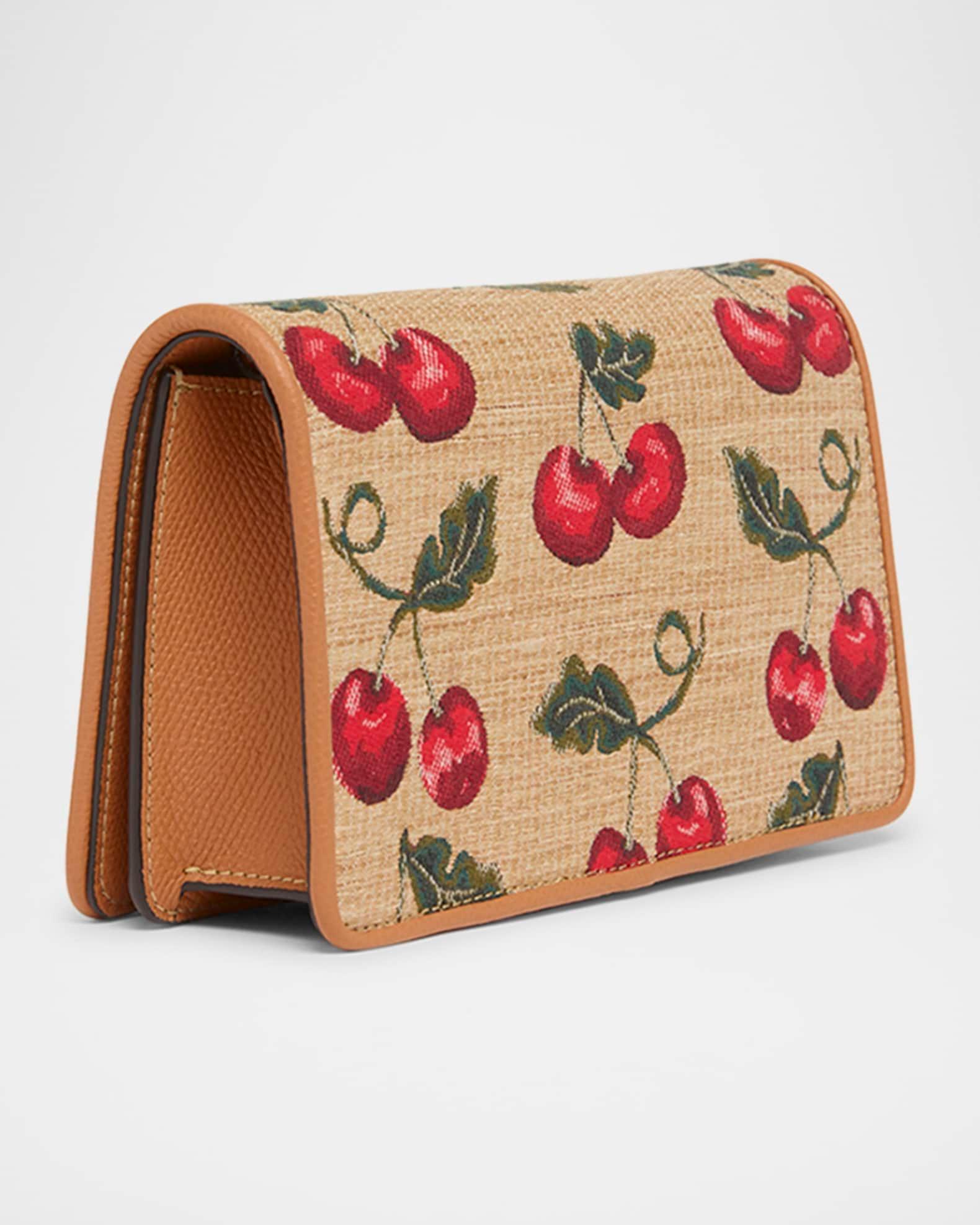 VLOGO Signature Mini Cherries Jacquard Shoulder Bag Product Image